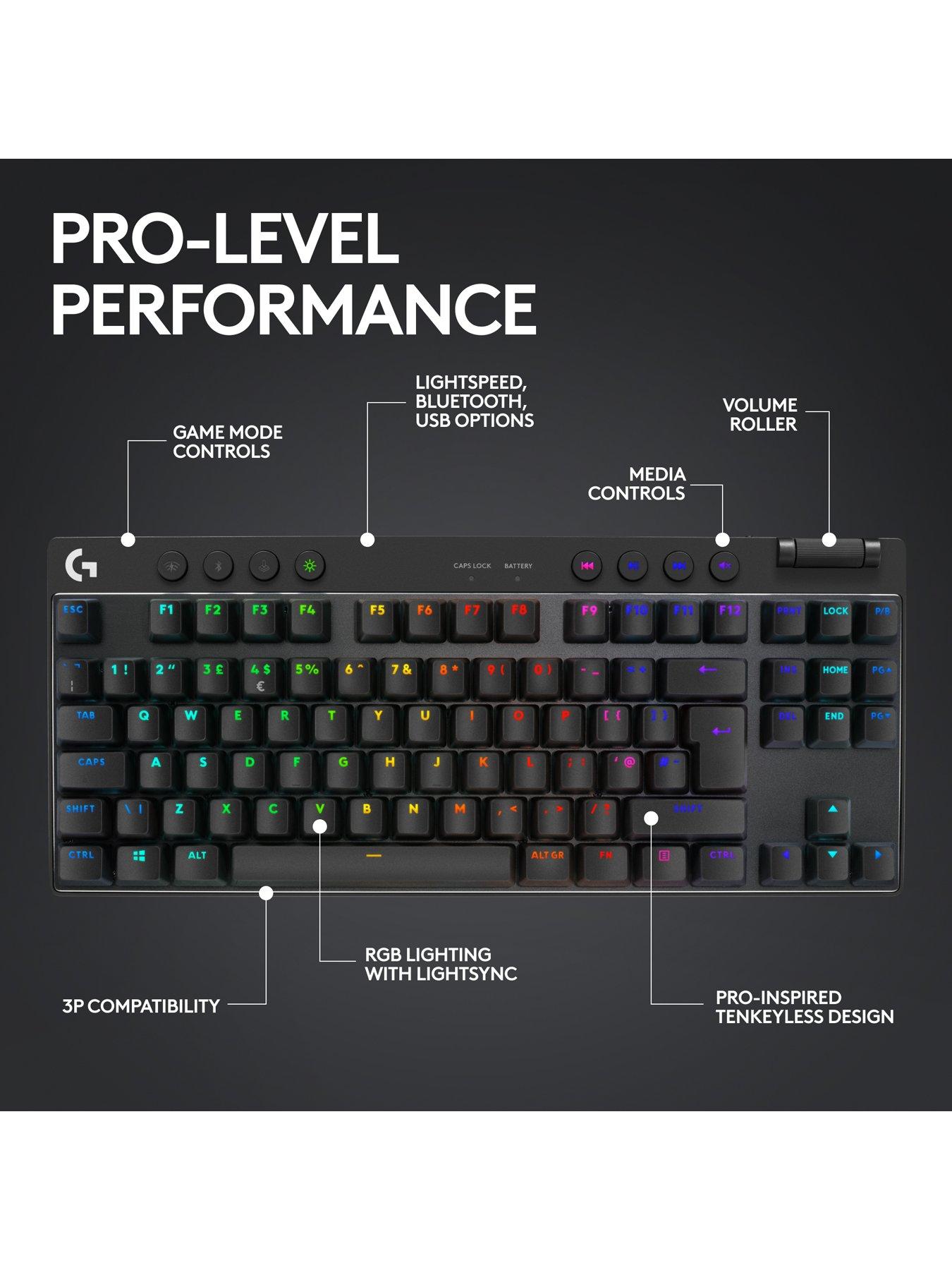  image of logitechg-g-pro-x-tkl-lightspeed-wireless-gaming-keyboard-black