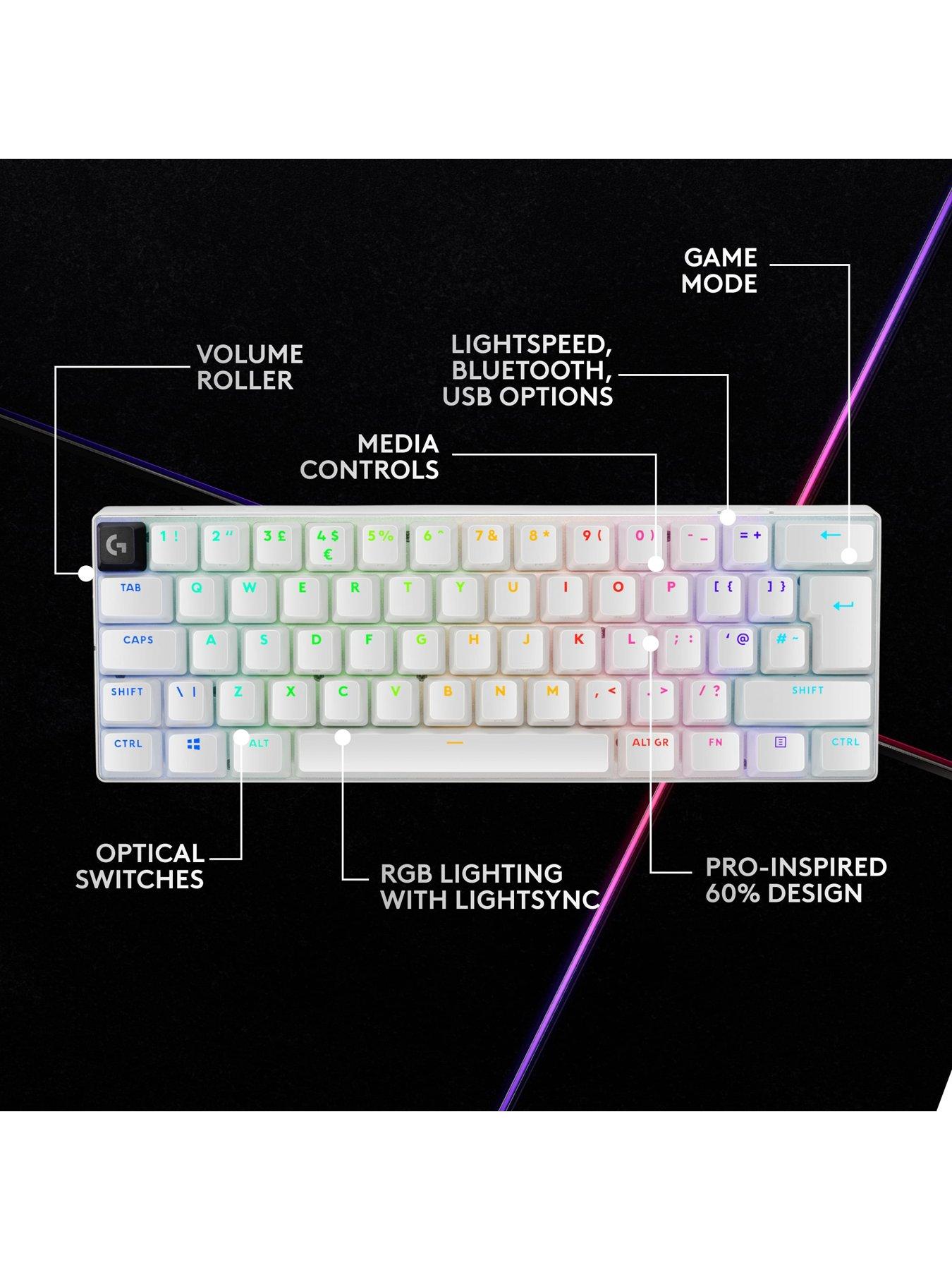  image of logitechg-g-pro-x-60-keyboard-white