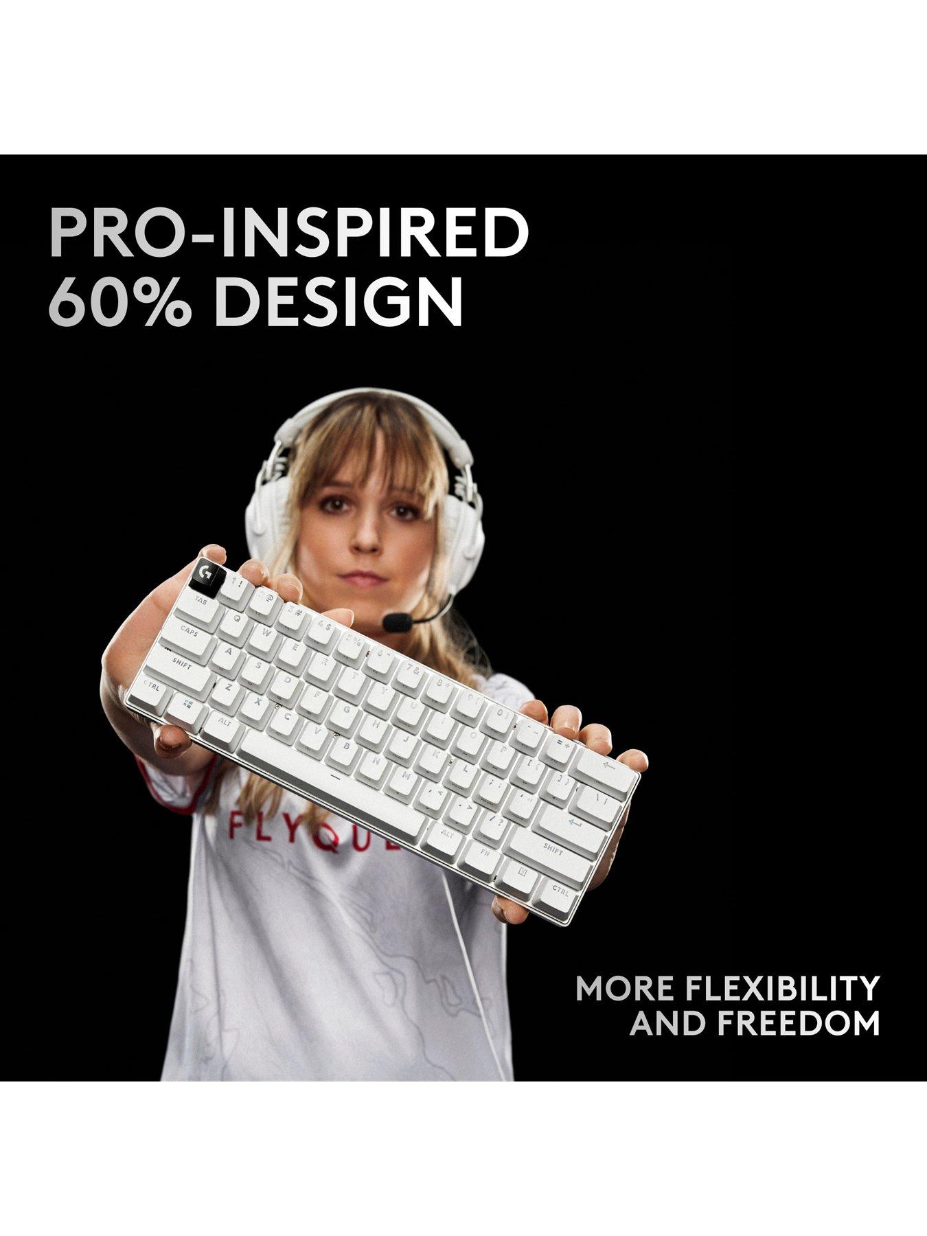  image of logitechg-g-pro-x-60-keyboard-white