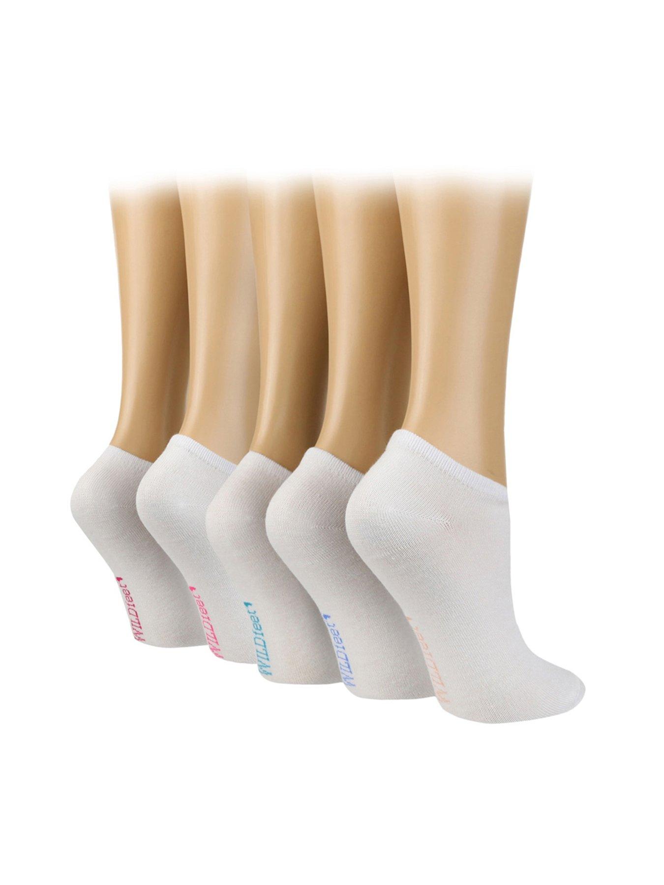 wild-feet-5pk-trainer-sock-white-with-colour-footstamp