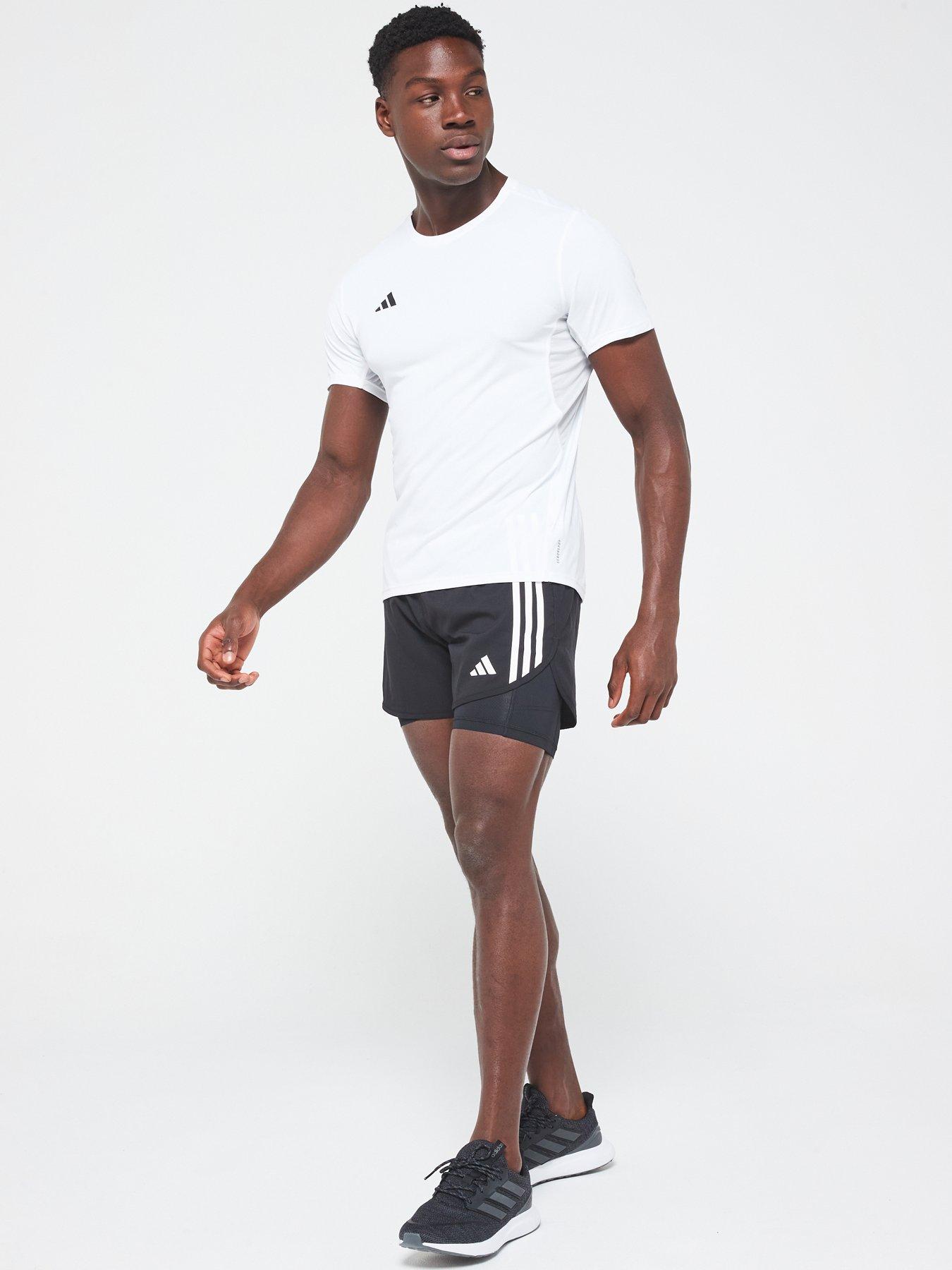  image of adidas-mens-running-adizero-t-shirt-white