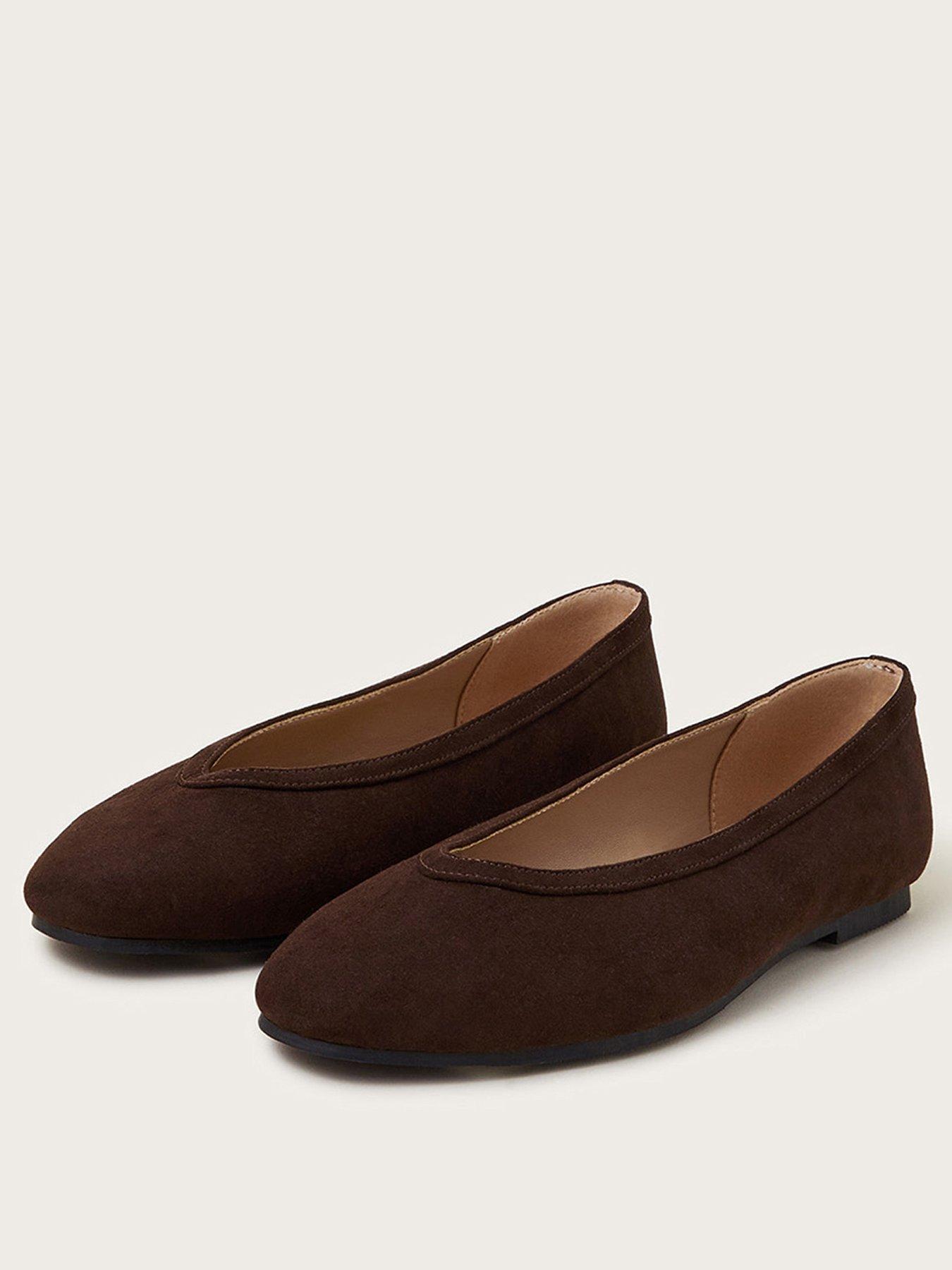  image of monsoon-tori-suede-pumps-brown