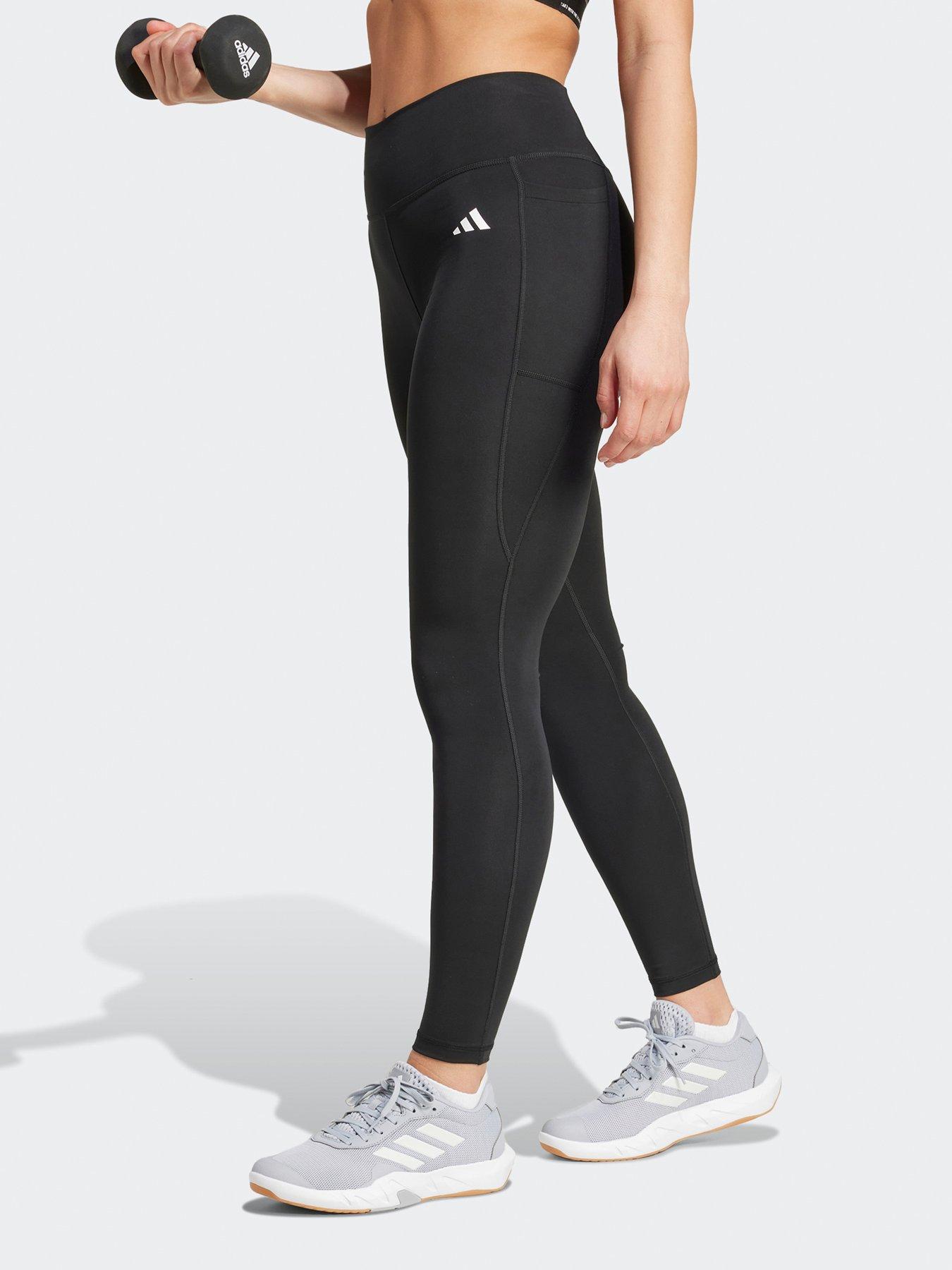 undefined Womens Training Optime Essentials Tights - Black