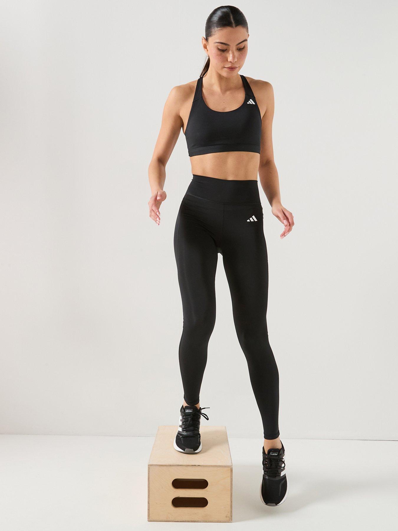 adidas Womens Training Optime Essentials Tights - Black