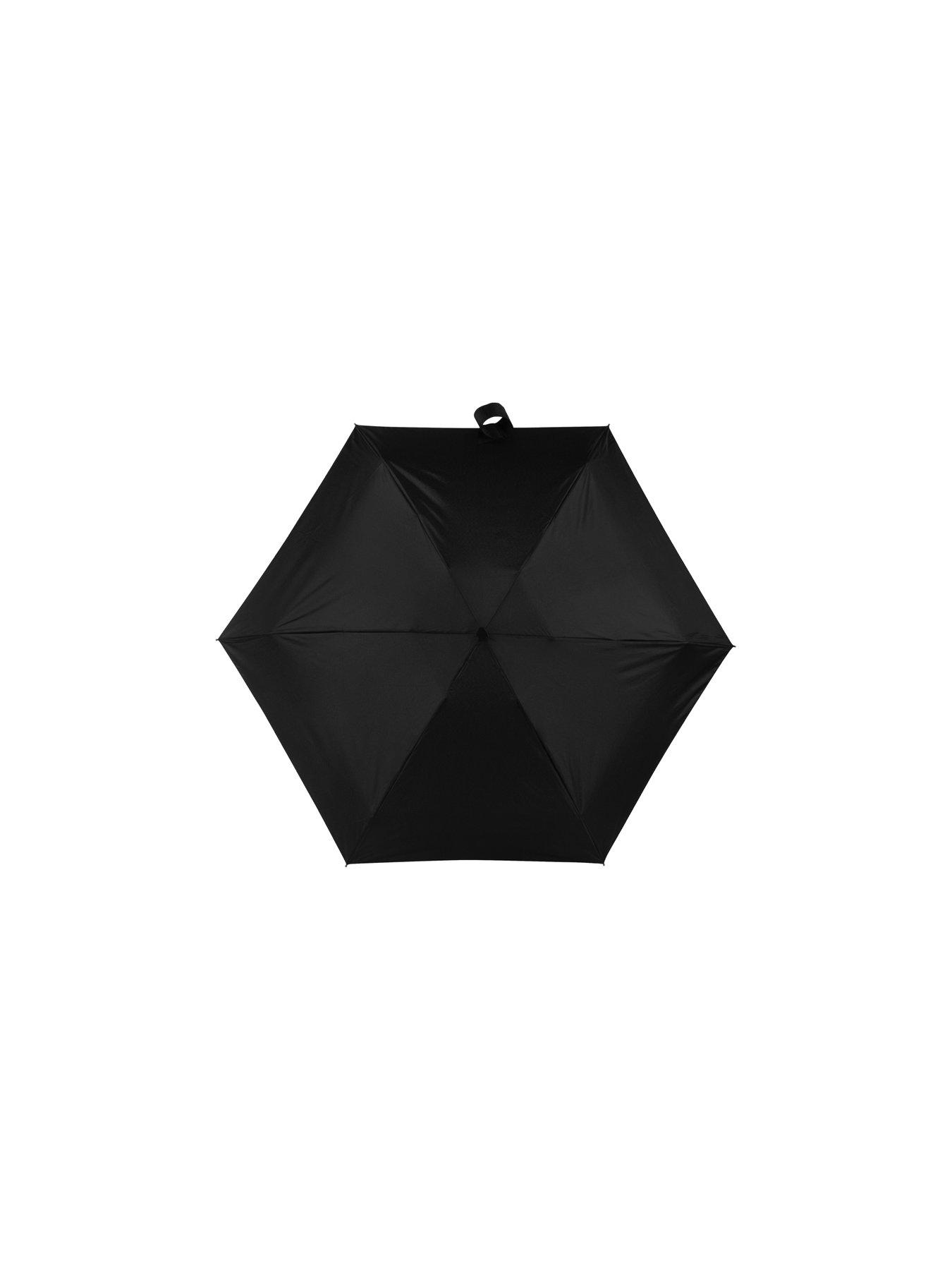  image of totes-compact-flat-black-umbrella