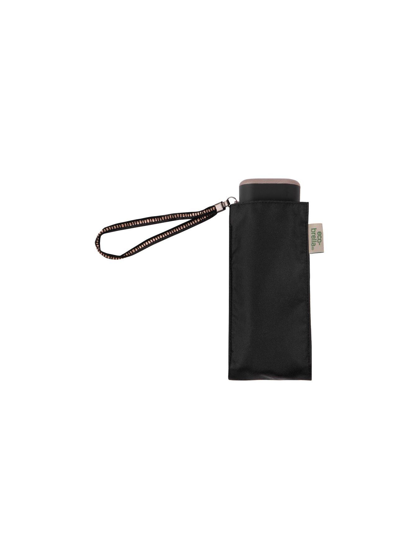  image of totes-compact-flat-black-umbrella