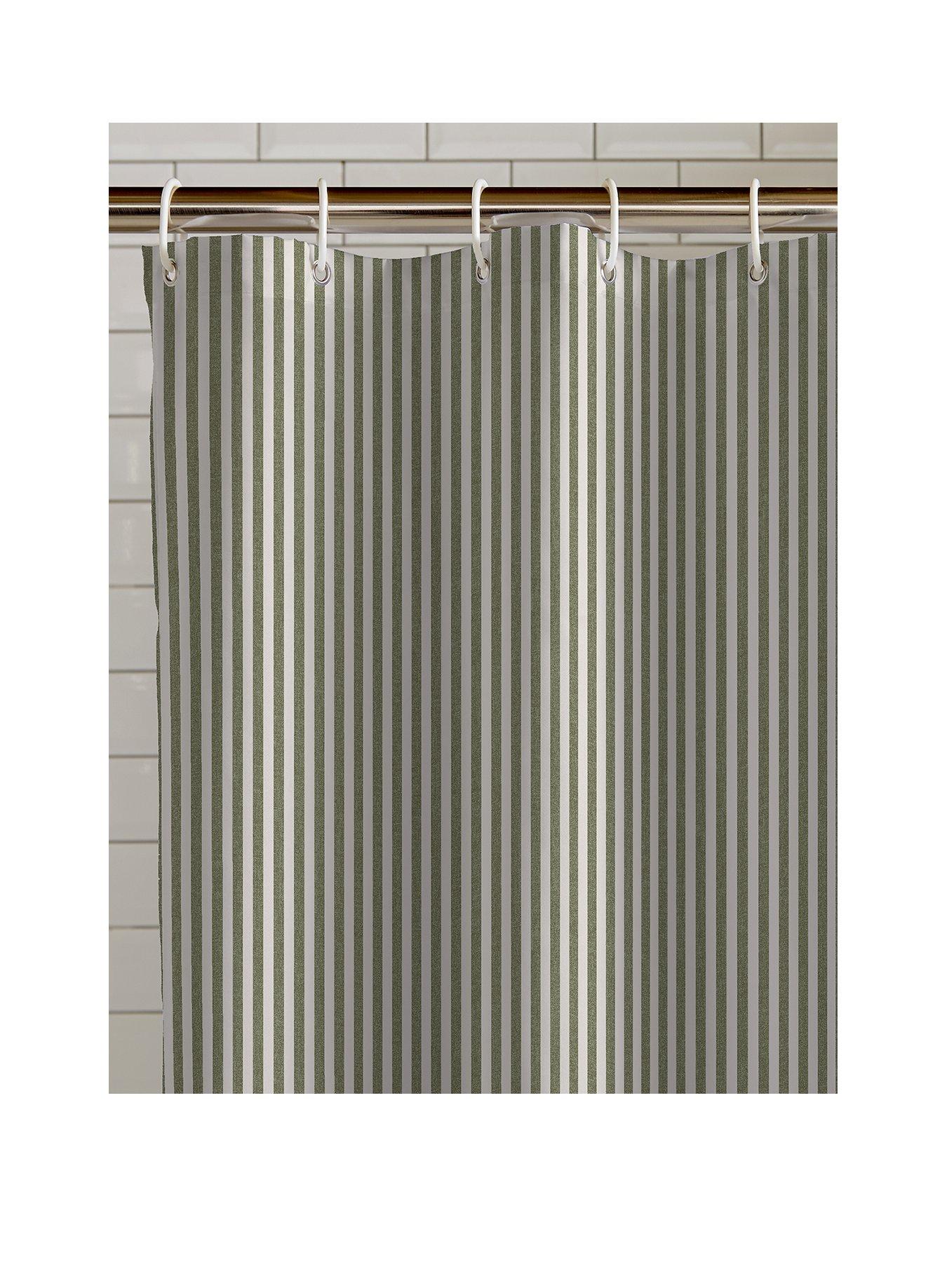 Catherine Lansfield Timeless Stripe Shower Curtain