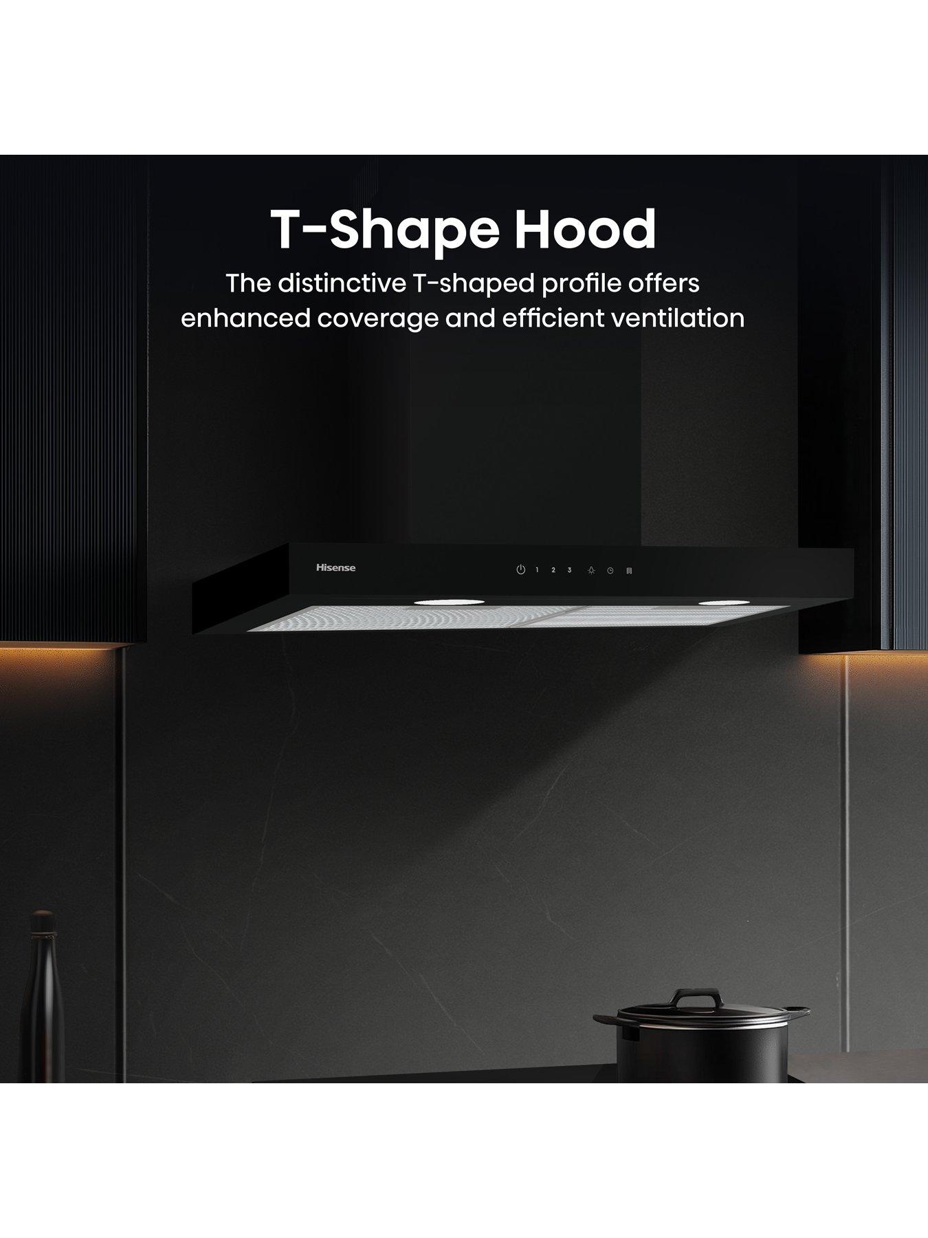  image of hisense-ch6t14bbuk-60cm-t-shape-cooker-hood-black