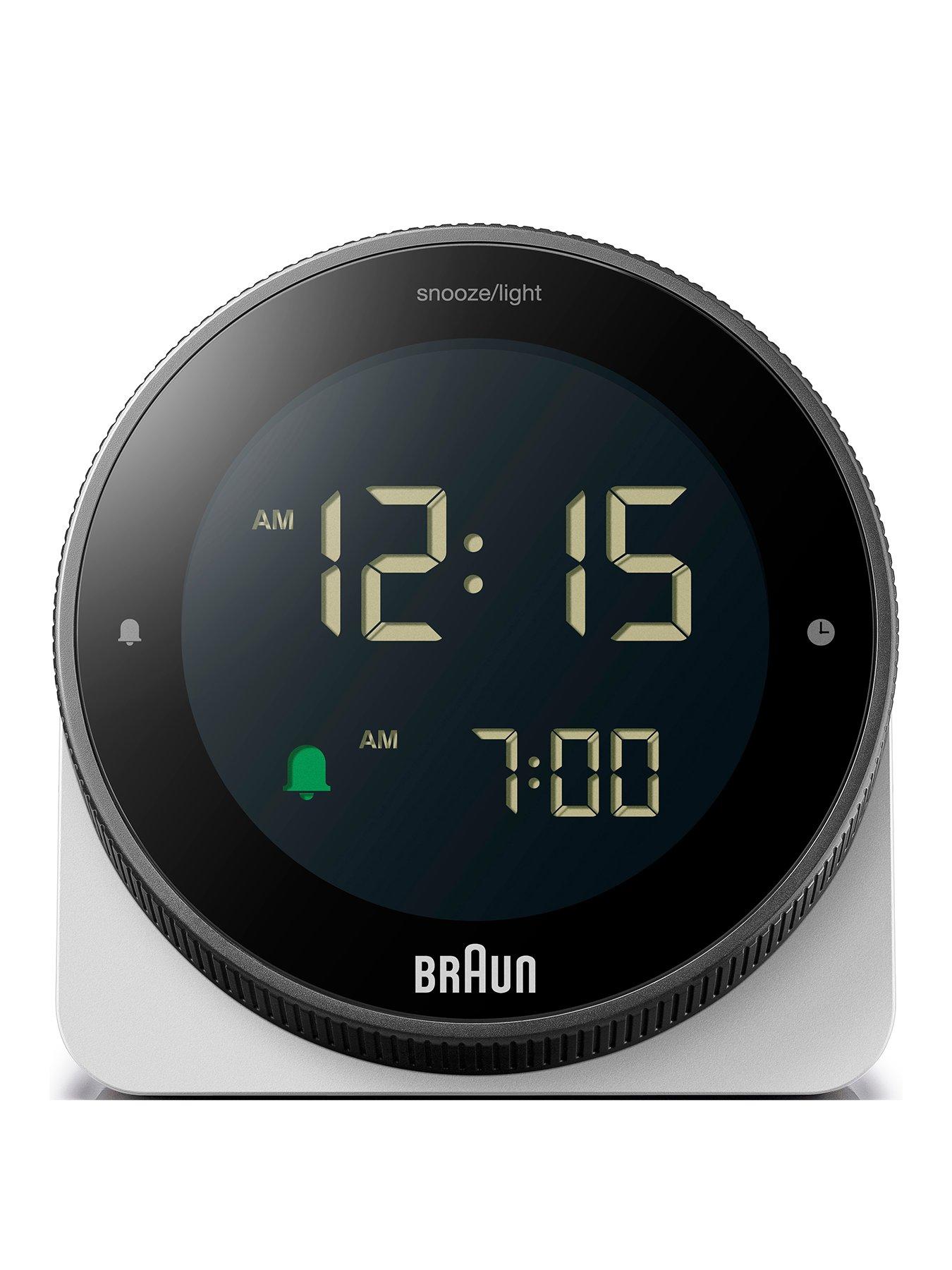 Braun Touch Display Digital Alarm Clock