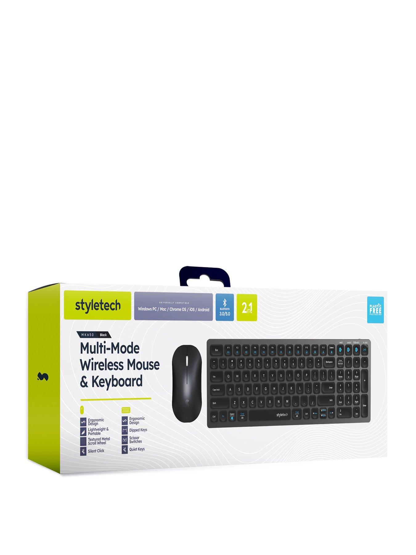  image of styletech-mk650-multi-mode-wireless-mouse-amp-keyboard-black