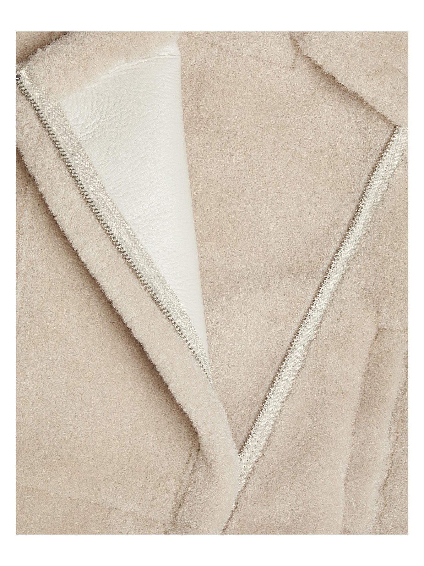 image of monsoon-girls-aviator-jacket-cream