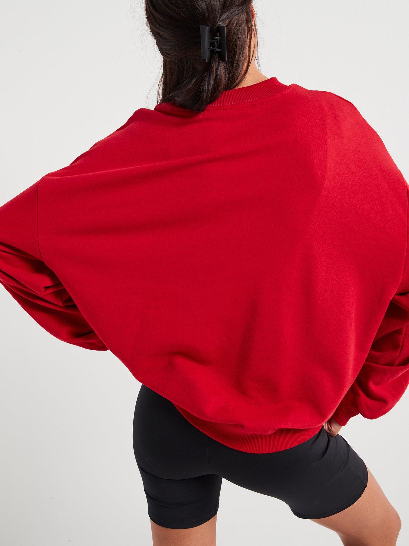 Image 5 of 6 of V by Very Paris Oversized Sweatshirt - Red