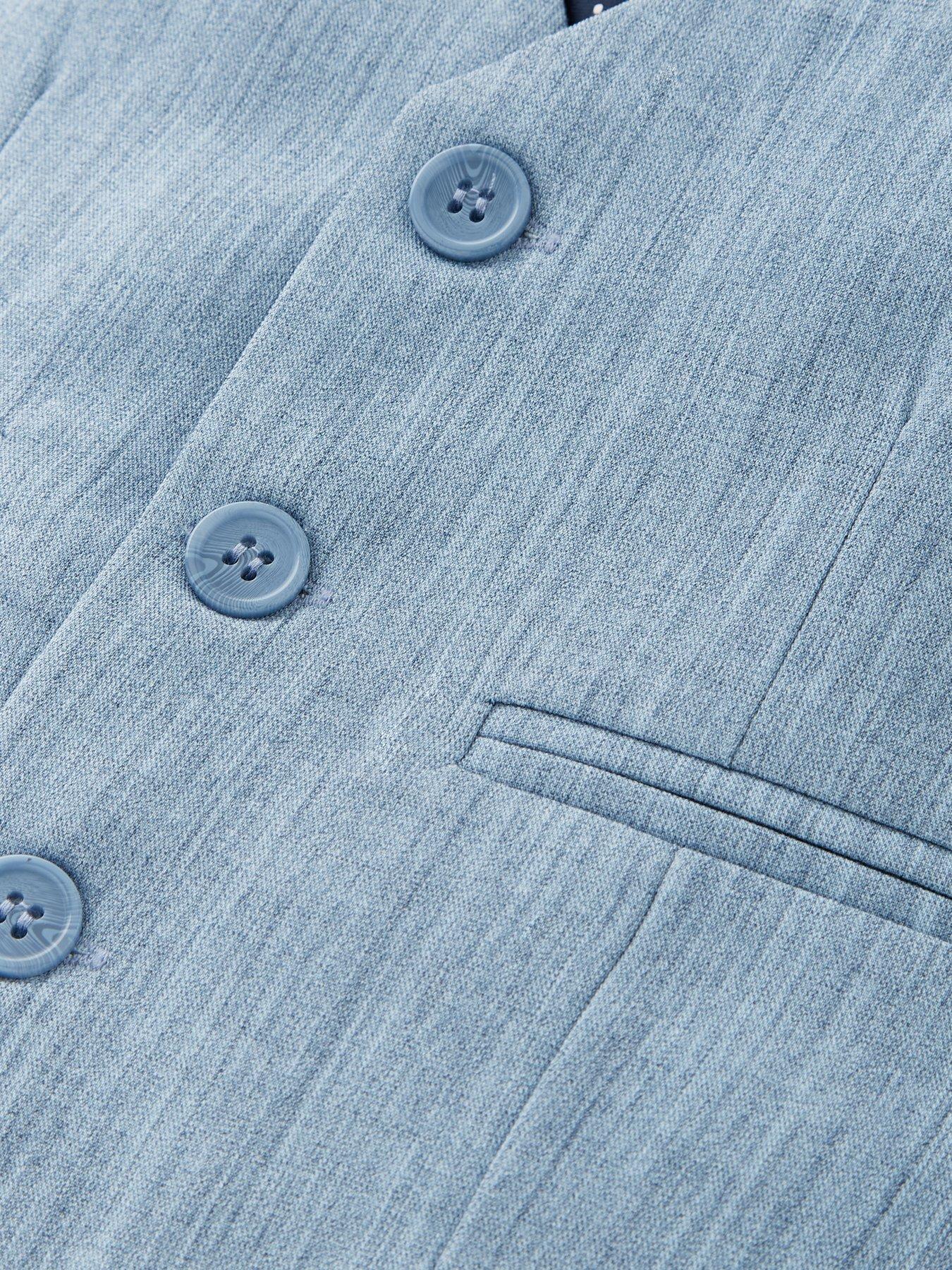  image of mini-v-by-very-boys-trouser-waistcoat-and-long-sleeve-shirt-blue