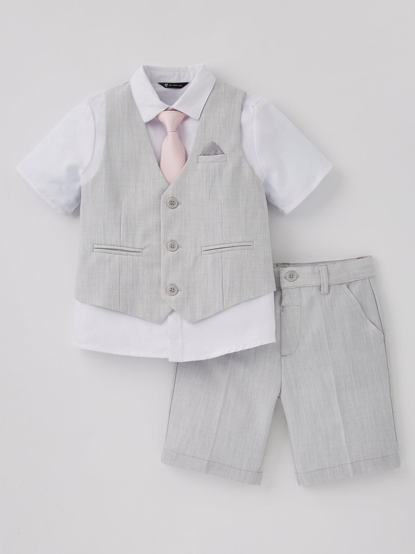 mini-v-by-very-boys-4-piece-waistcoat-short-sleeve-shirt-bow-tie-and-short-set-blue