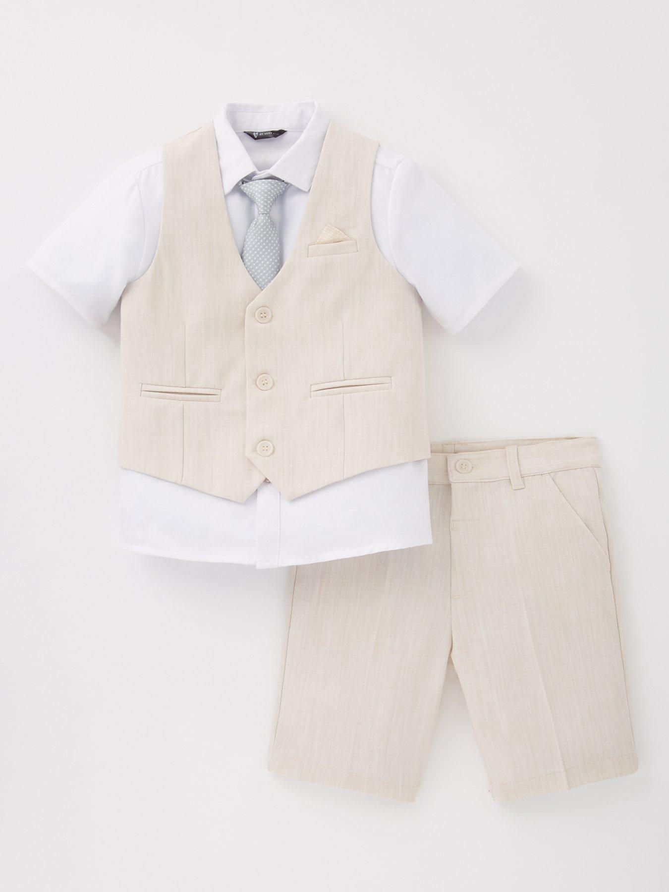 mini-v-by-very-boys-4-piece-waistcoat-short-sleeve-shirt-bow-tie-and-short-set-stone