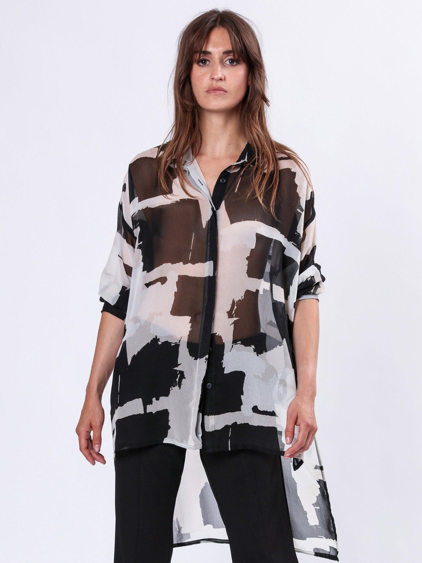 religion-oversized-georgette-shirt-with-high-low-hem-multi