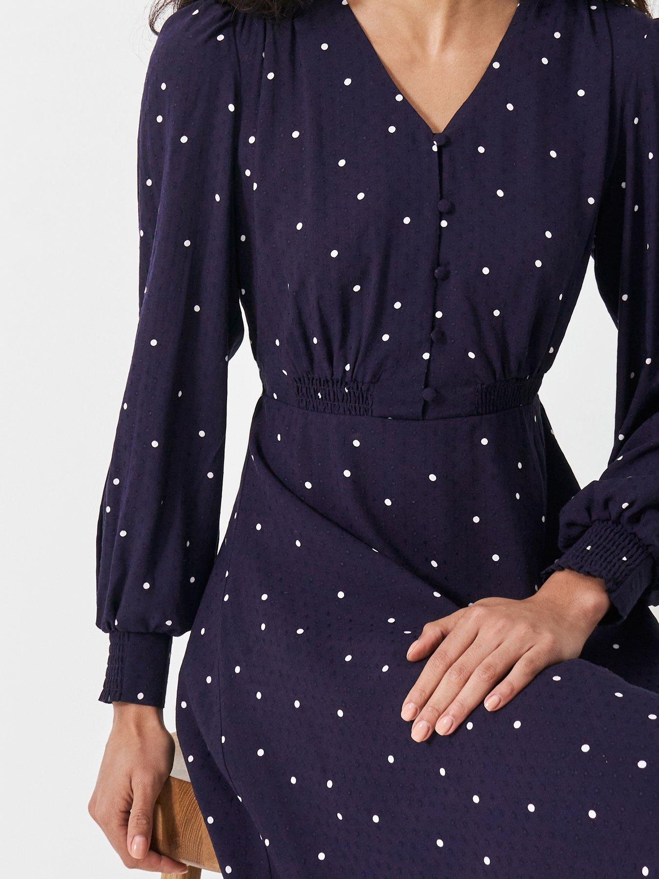  image of crew-clothing-iona-tunic-dress-navy