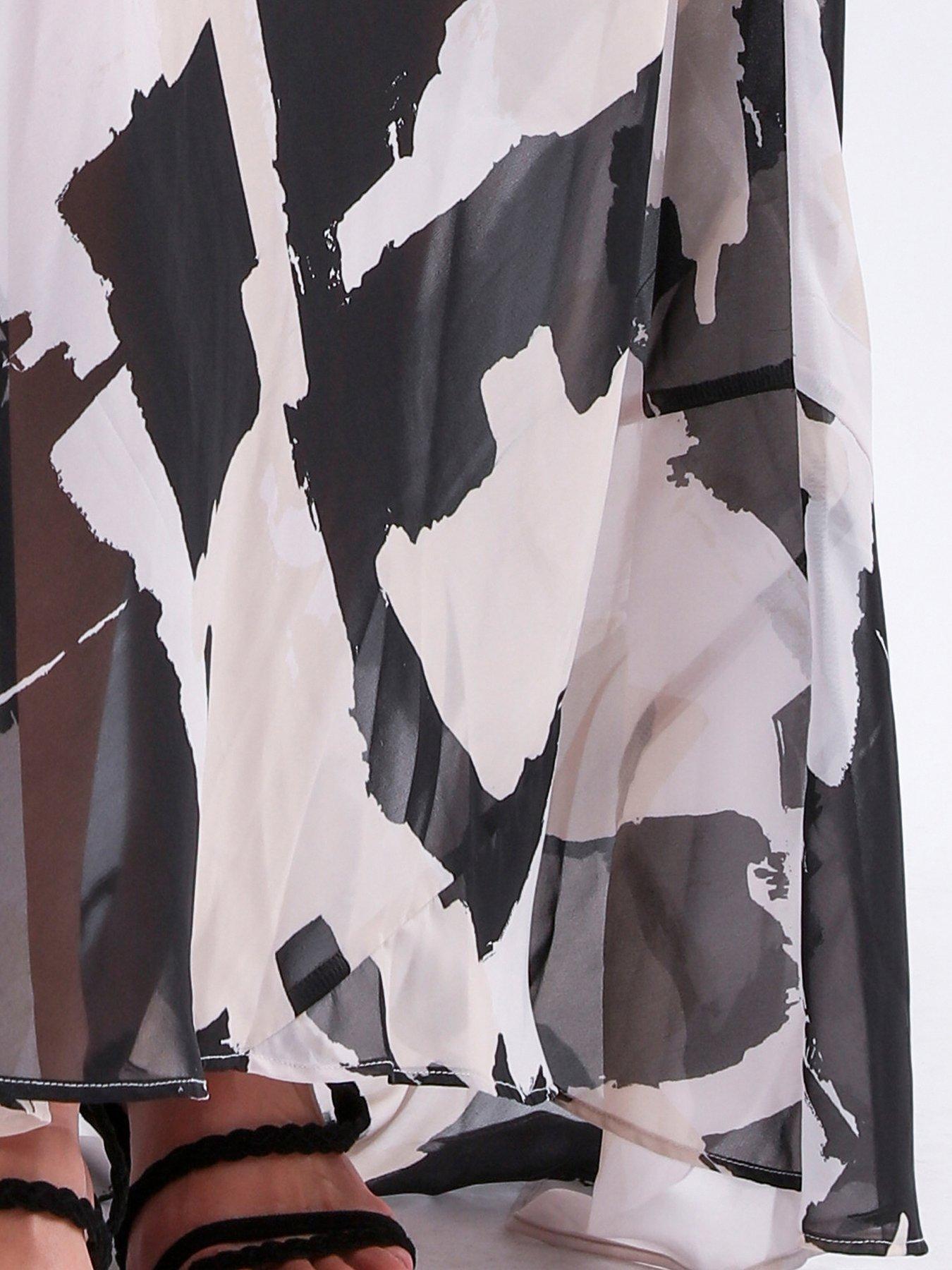  image of religion-aurora-hand-painted-print-maxi-skirt-multi