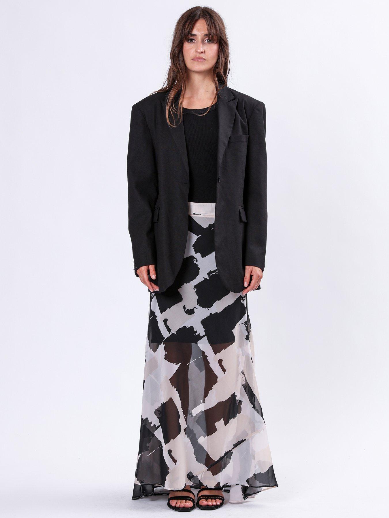  image of religion-aurora-hand-painted-print-maxi-skirt-multi