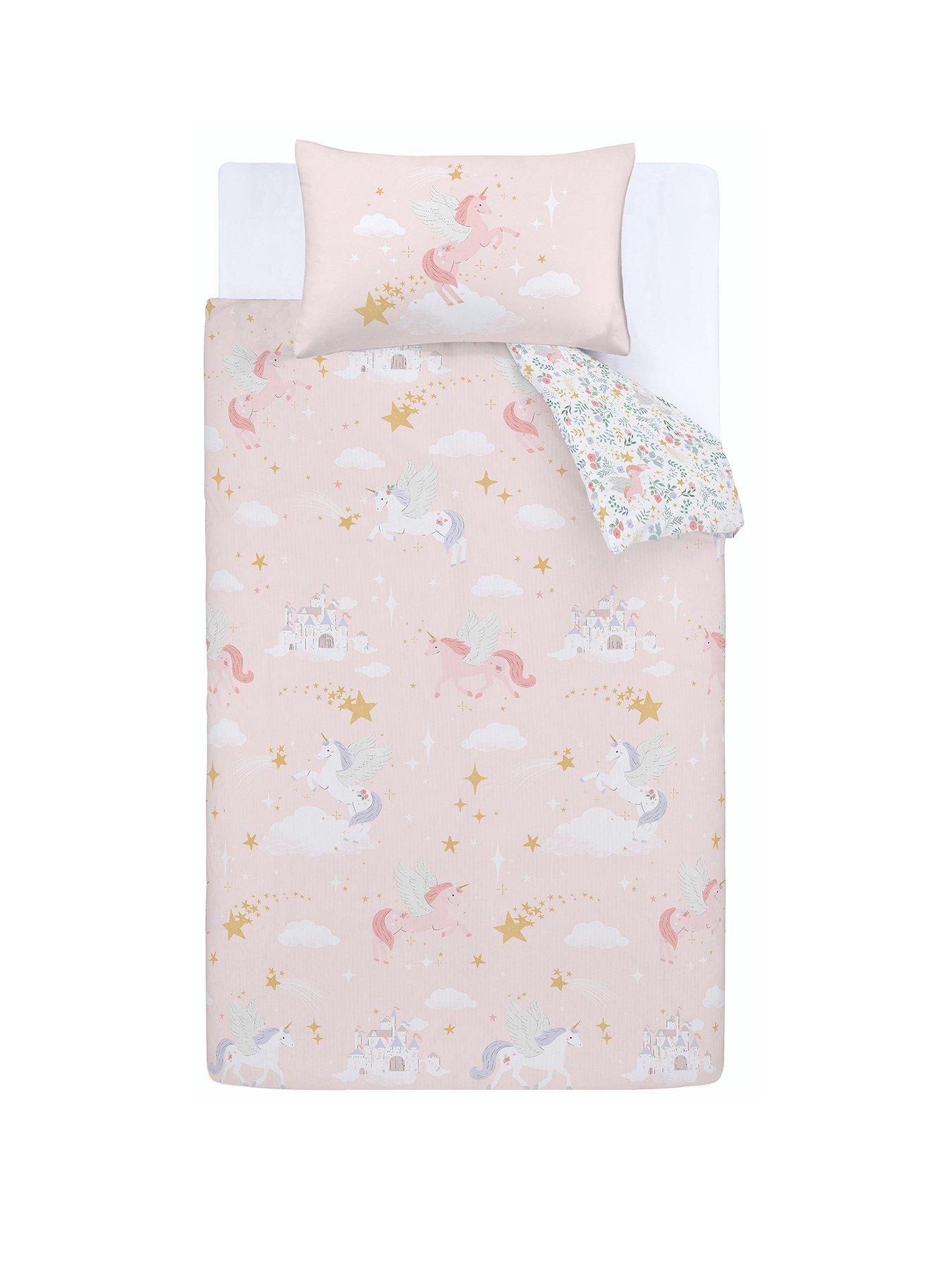 Image 2 of 5 of Catherine Lansfield Fairytale Unicorn Duvet Set - Pink