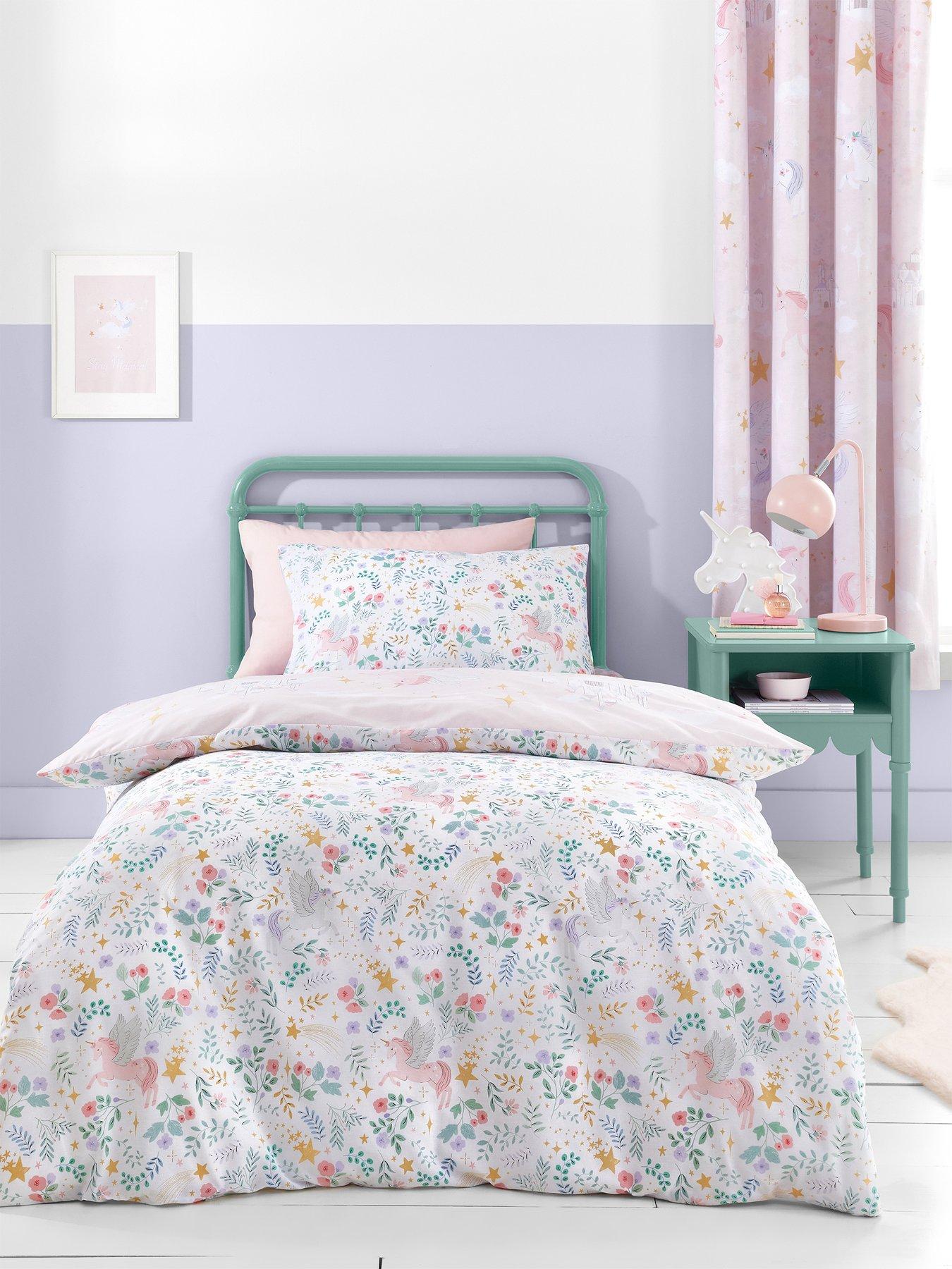 Image 3 of 5 of Catherine Lansfield Fairytale Unicorn Duvet Set - Pink