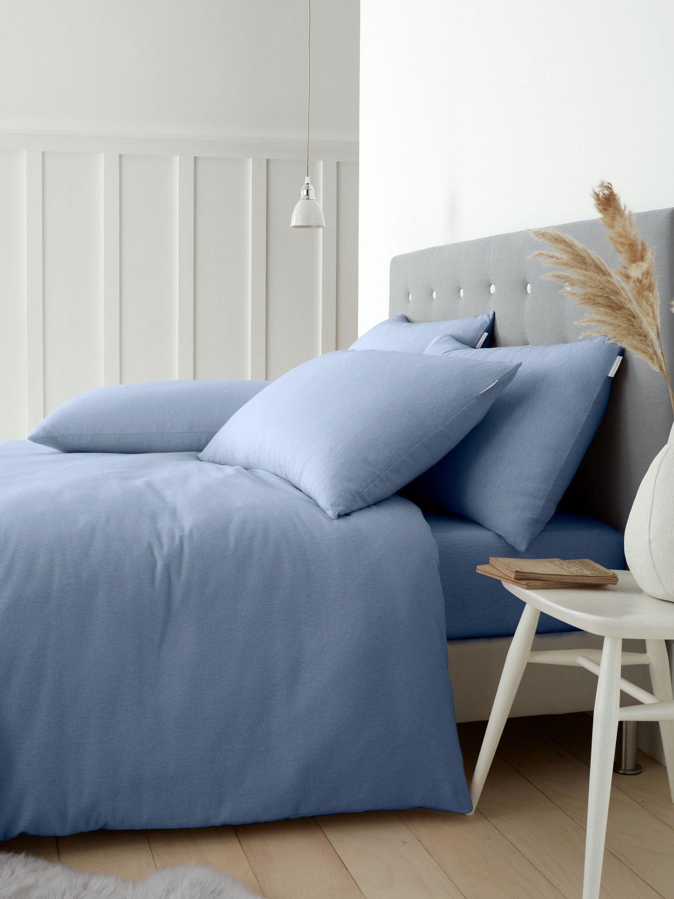  image of catherine-lansfield-brushed-100-cotton-standard-pillow-case-pair