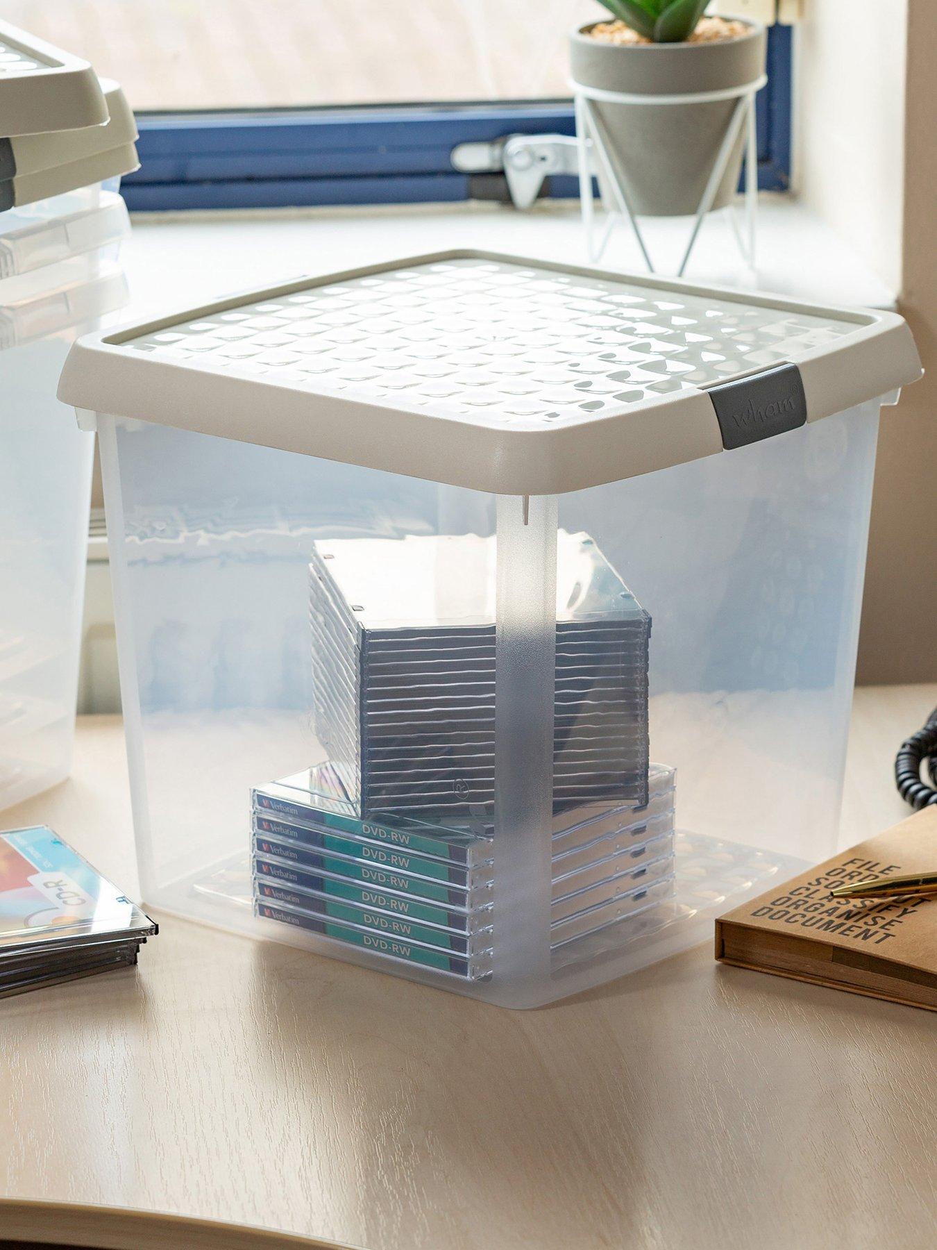 undefined Set of 4 14L Clip Top Square Box  &  Lid