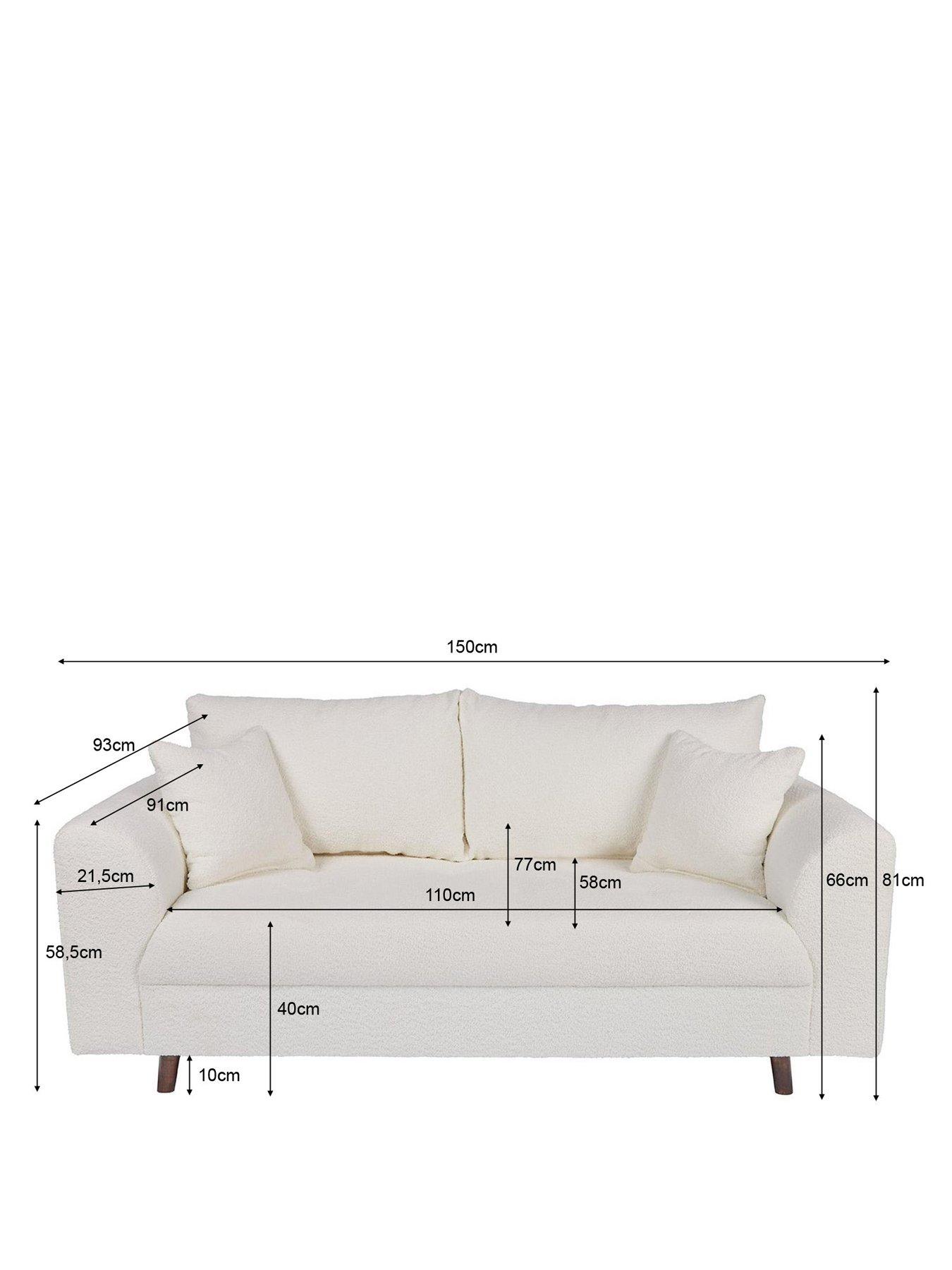 Image 6 of 7 of The Very Collection Rune 2 Seater Fabric Sofa&nbsp;- FSC&reg; Certified