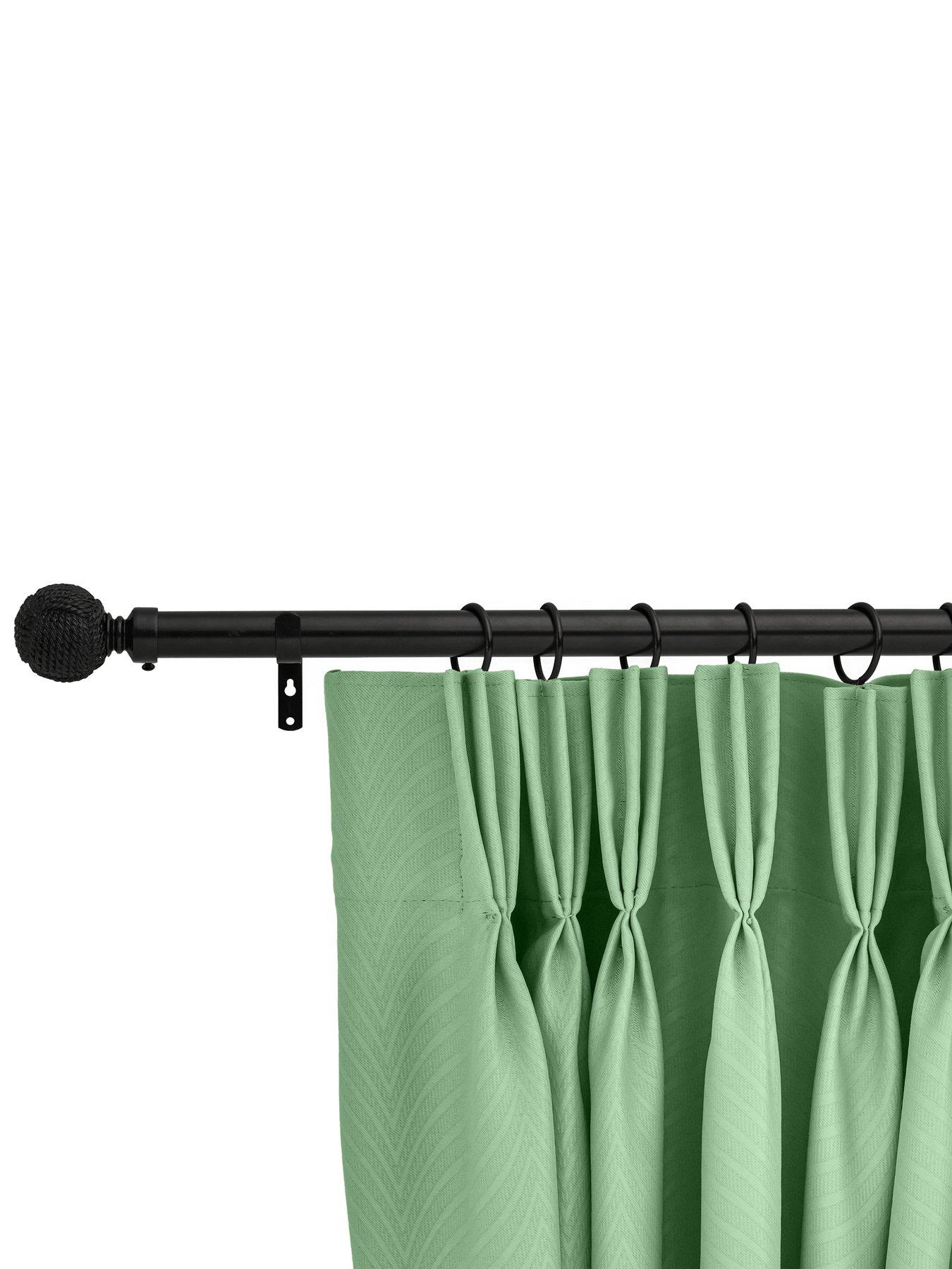 Image 2 of 7 of The Very Collection Ball Finial 28 mm Extendable Curtain Pole