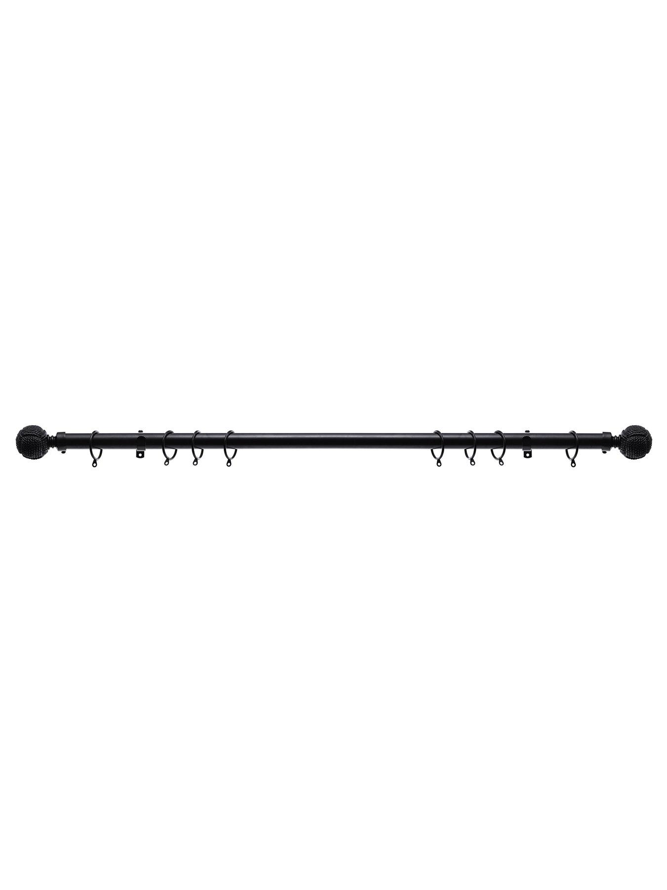 Image 3 of 7 of The Very Collection Ball Finial 28 mm Extendable Curtain Pole