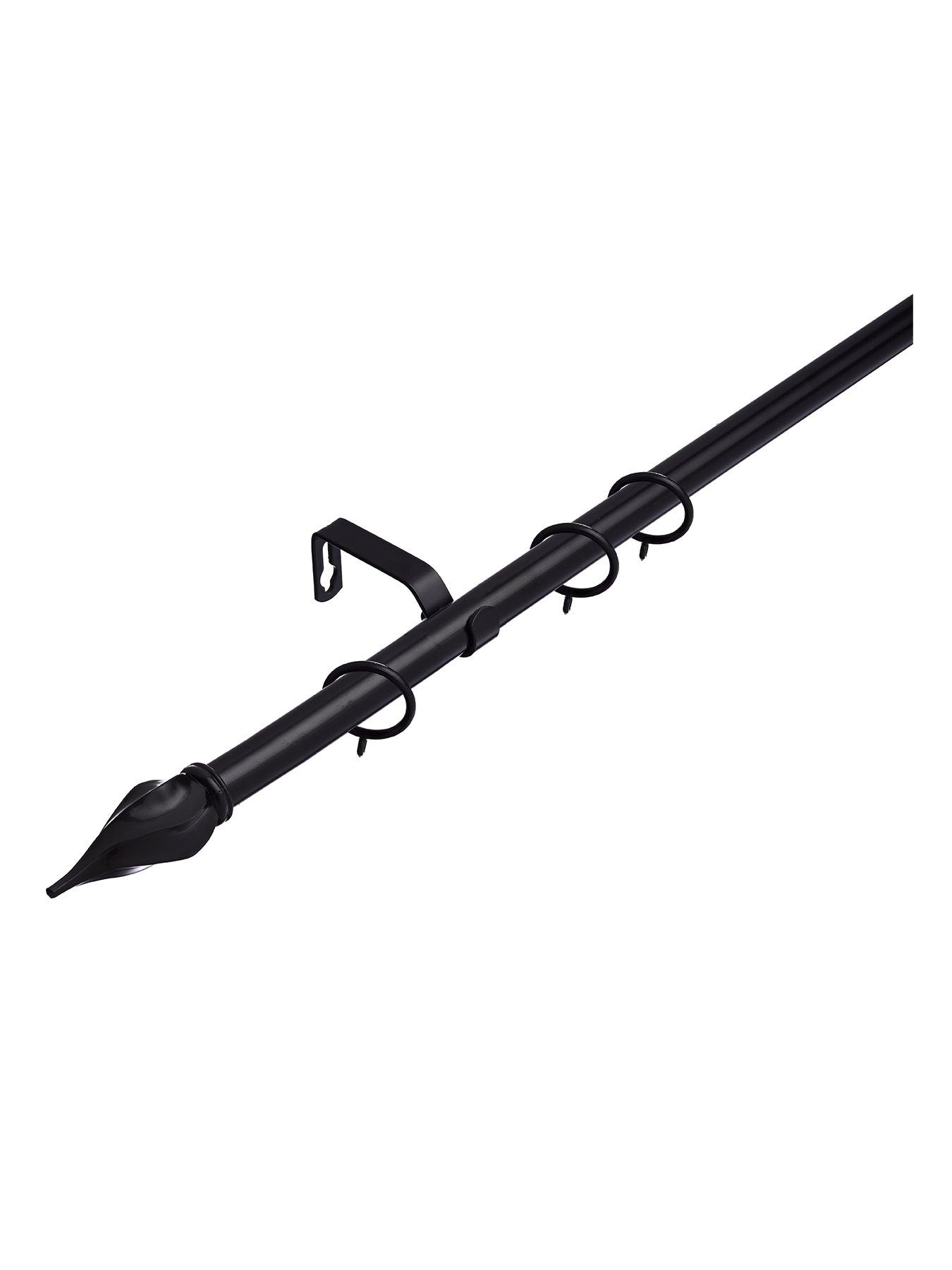 The Very Collection Value Spiral Finial 19 mm Extendable Curtain Pole