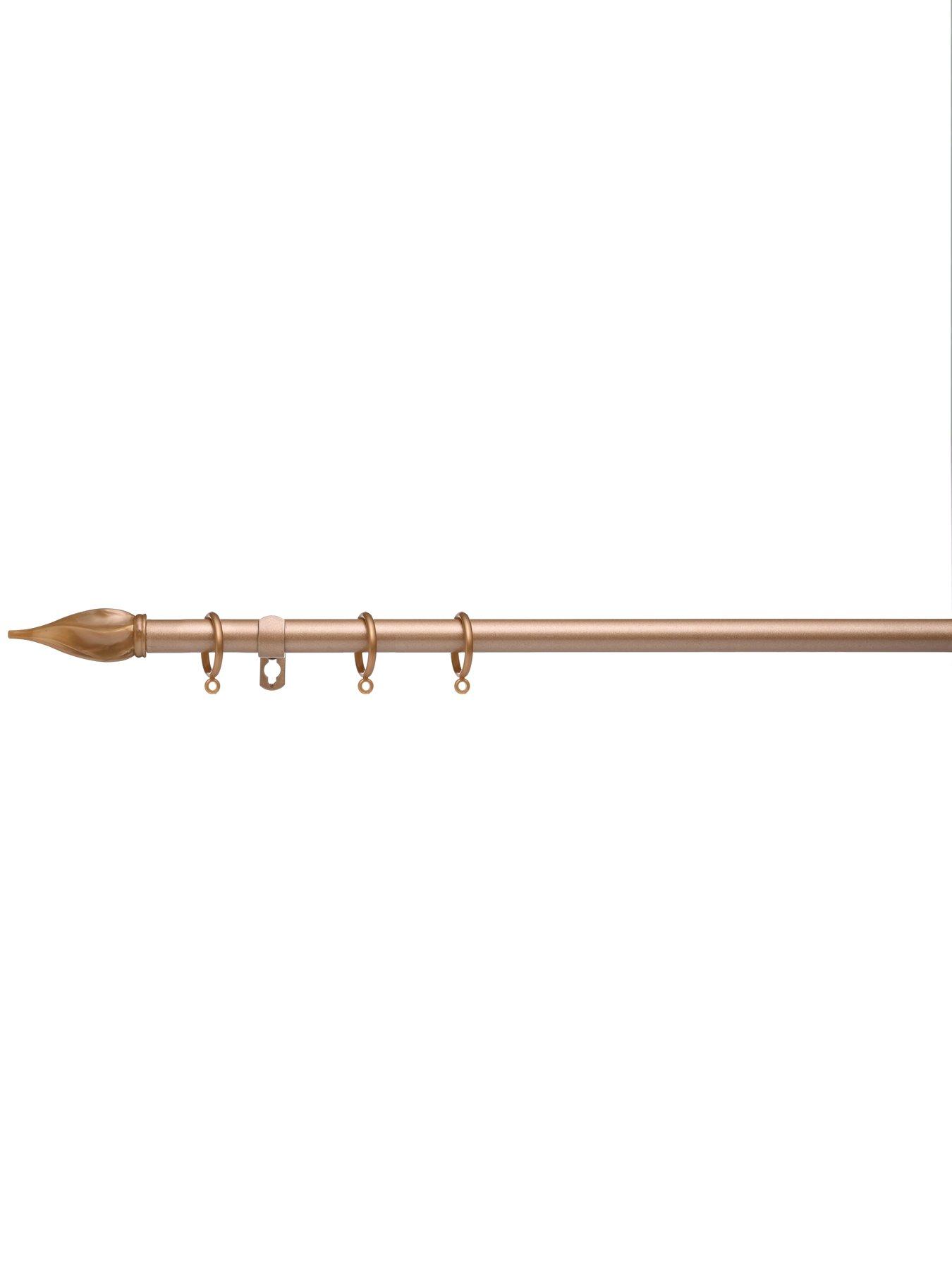 Image 3 of 7 of The Very Collection Value Spiral Finial 19 mm Extendable Curtain Pole