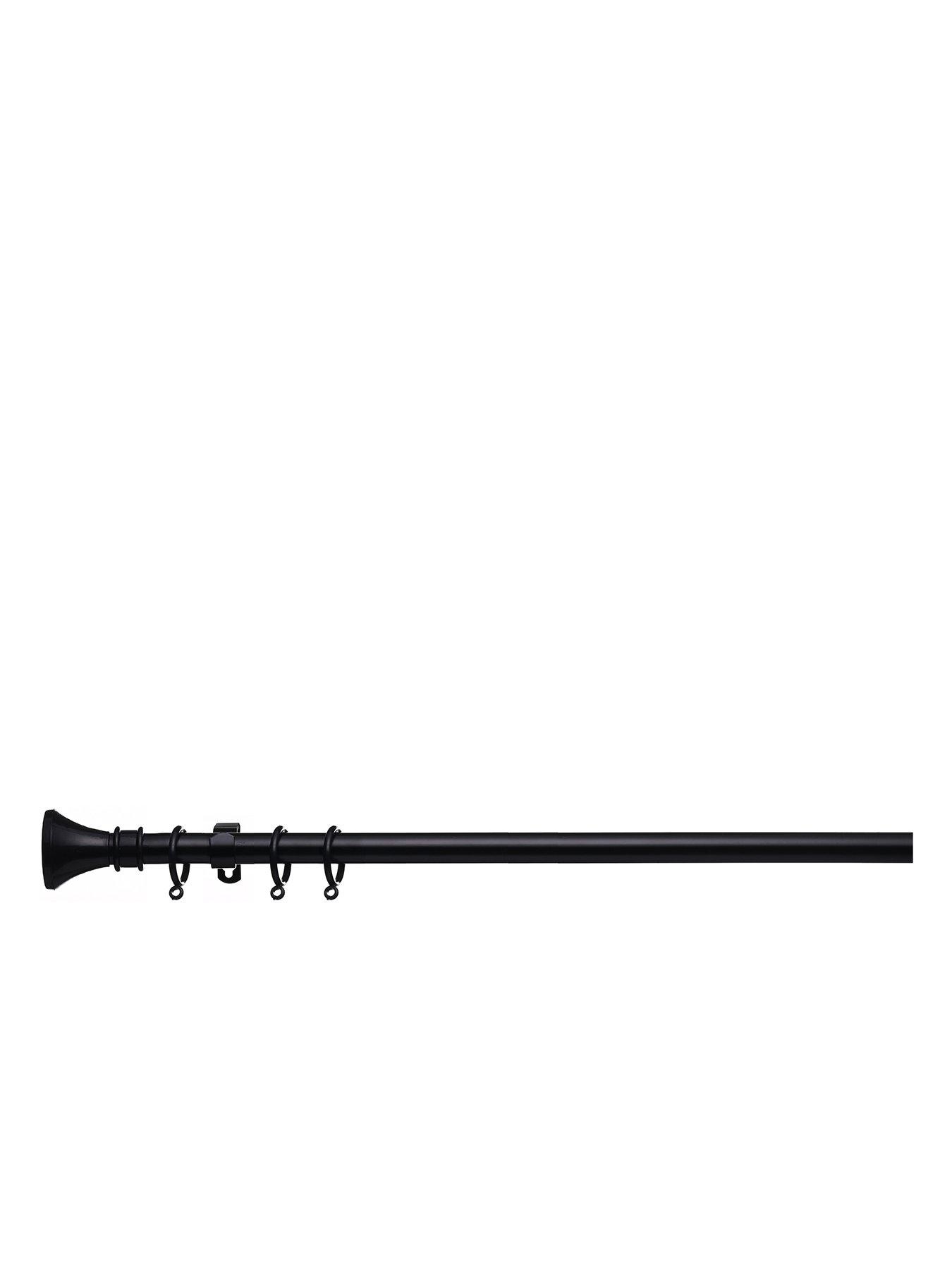 The Very Collection Value Trumpet Finial 19 mm Extendable Curtain Pole
