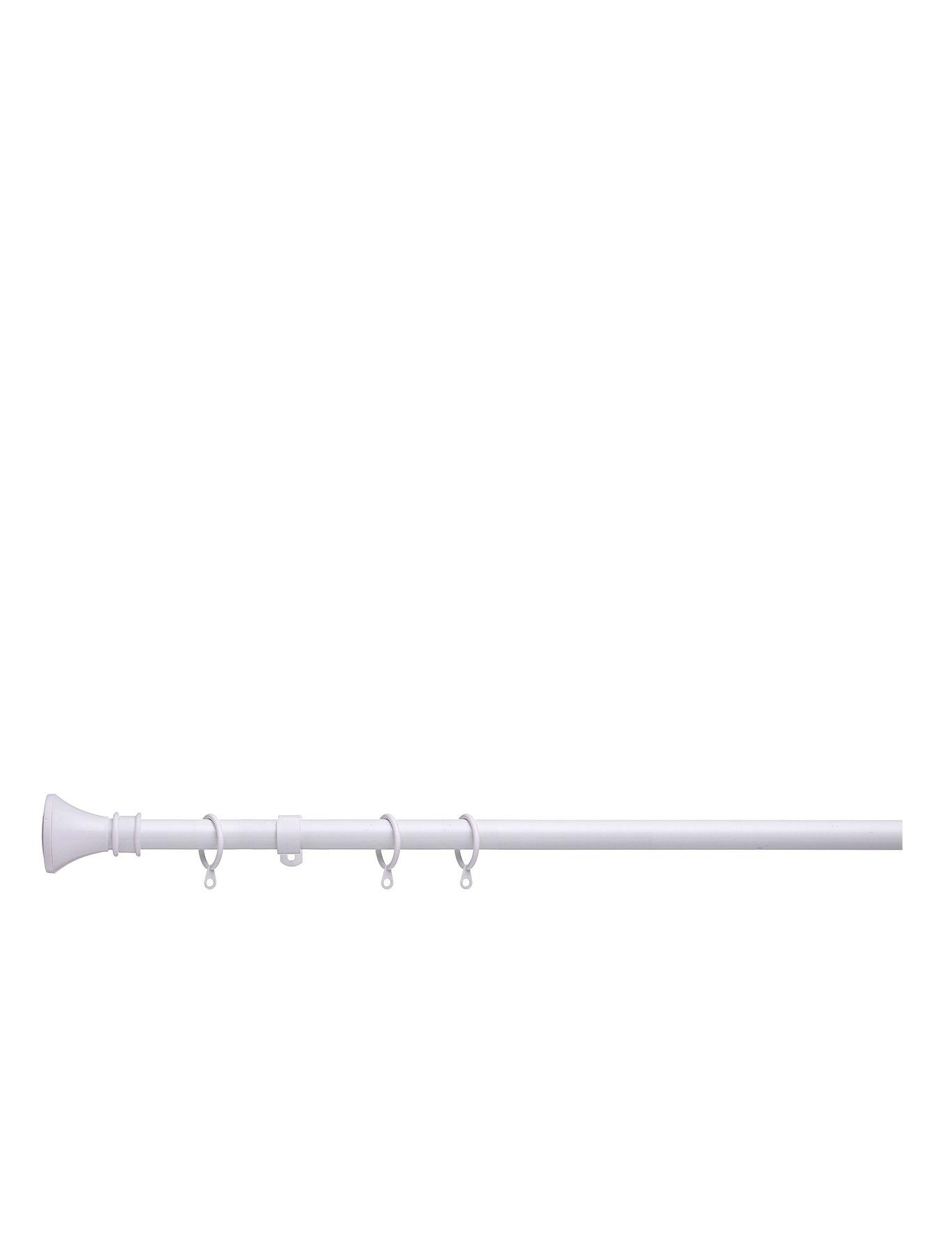 The Very Collection Value Trumpet Finial 19 mm Extendable Curtain Pole