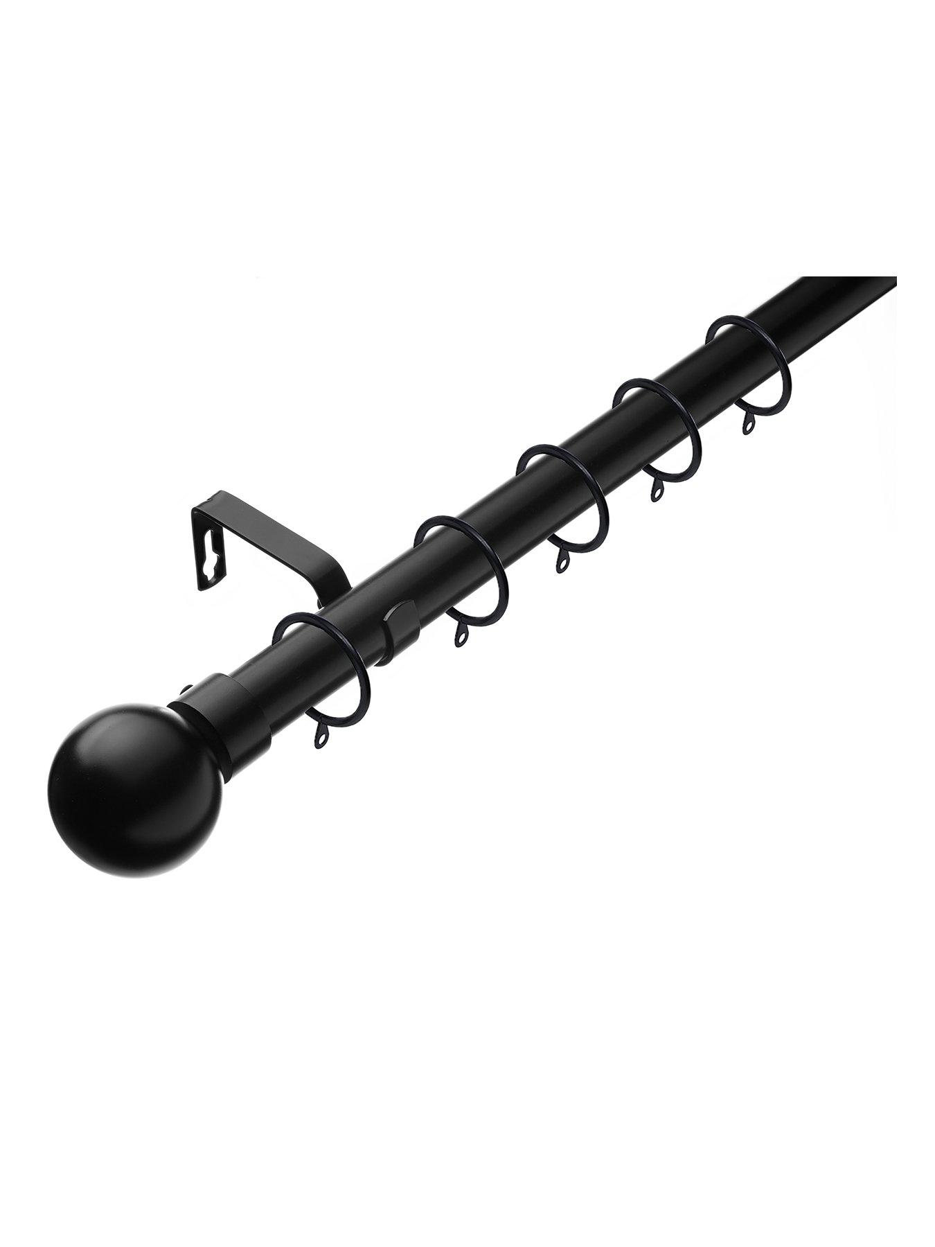 The Very Collection Ball Finial 28 mm Extendable Curtain Pole