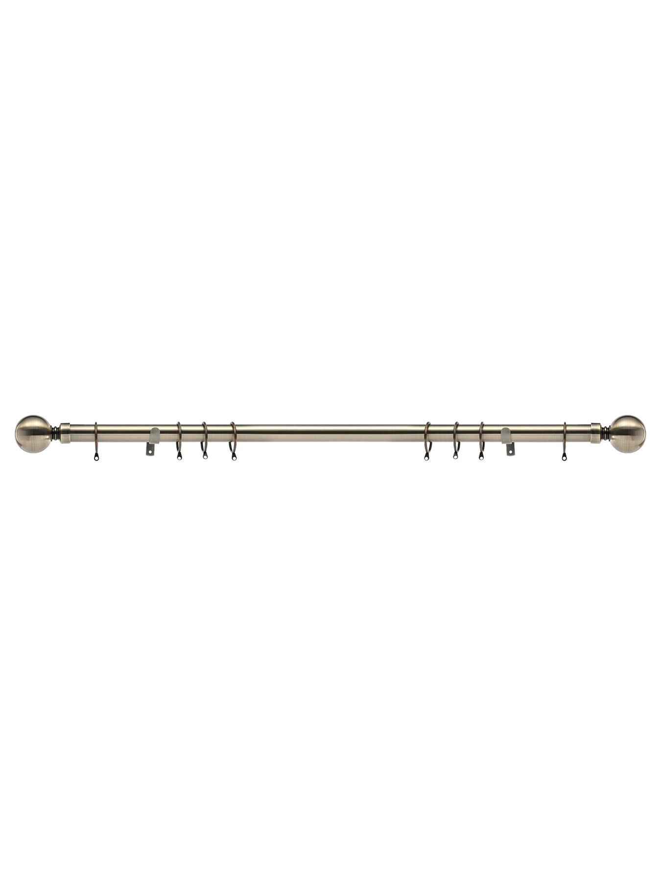 Image 3 of 7 of The Very Collection Ball Finial 28 mm Extendable Curtain Pole