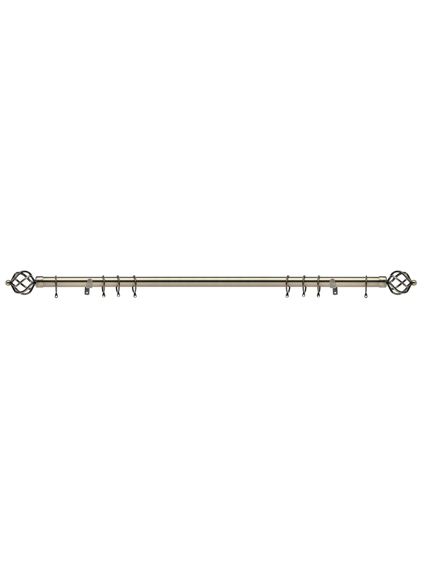  image of very-home-metal-cage-finial-28-mm-extendable-curtain-pole