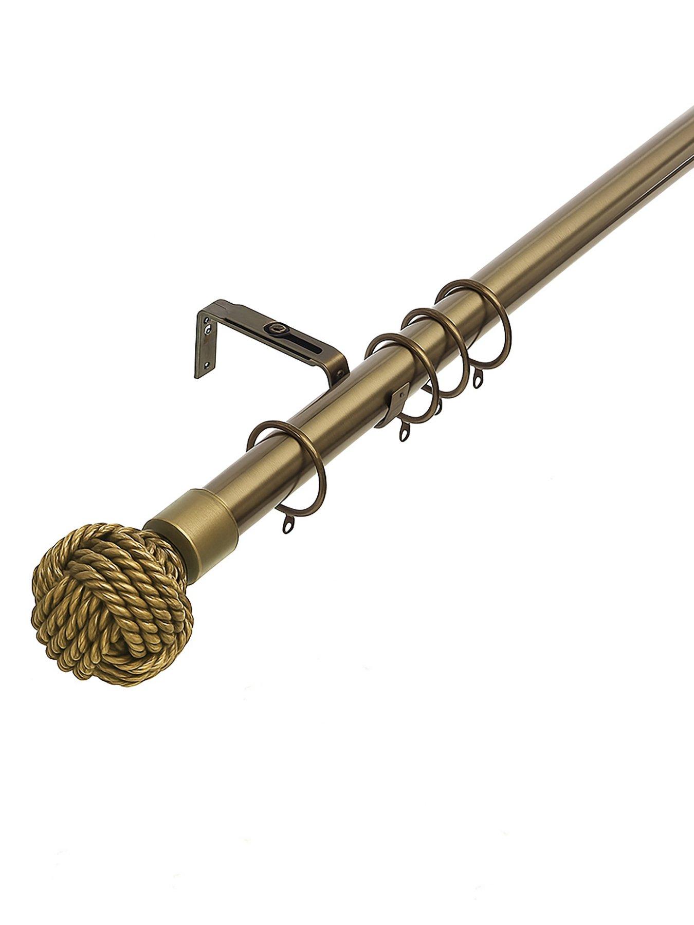 The Very Collection Ball Finial 28 mm Extendable Curtain Pole