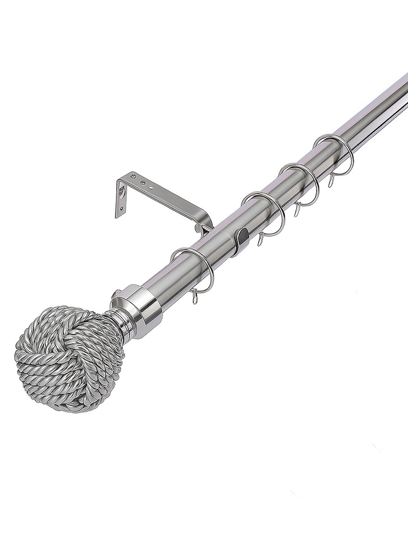 Image 1 of 7 of The Very Collection Ball Finial 28 mm Extendable Curtain Pole