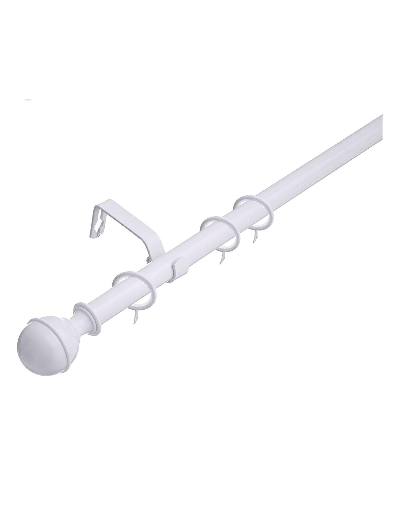 The Very Collection Value Ball Finial 19 mm Extendable Curtain Pole