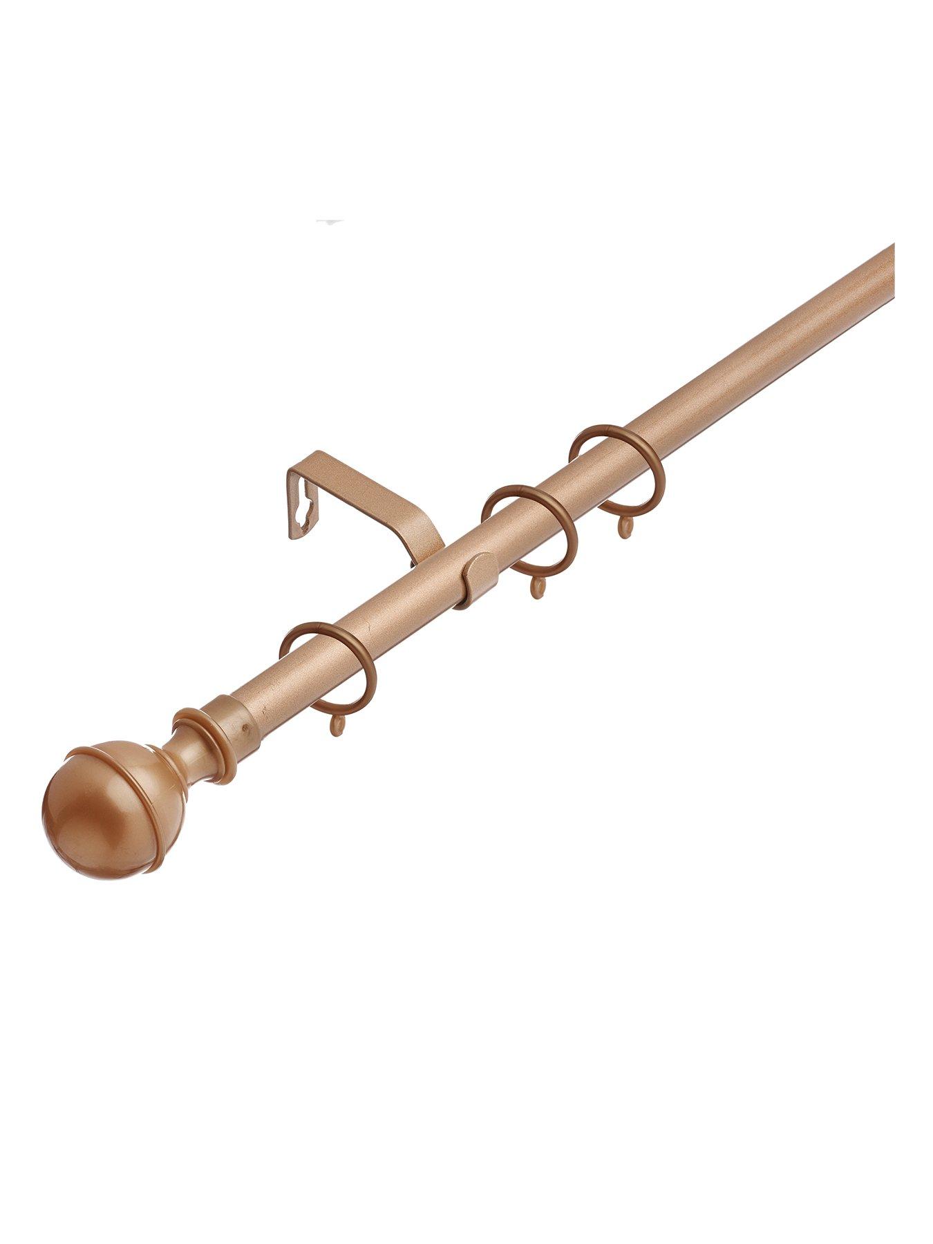 The Very Collection Value Ball Finial 19 mm Extendable Curtain Pole