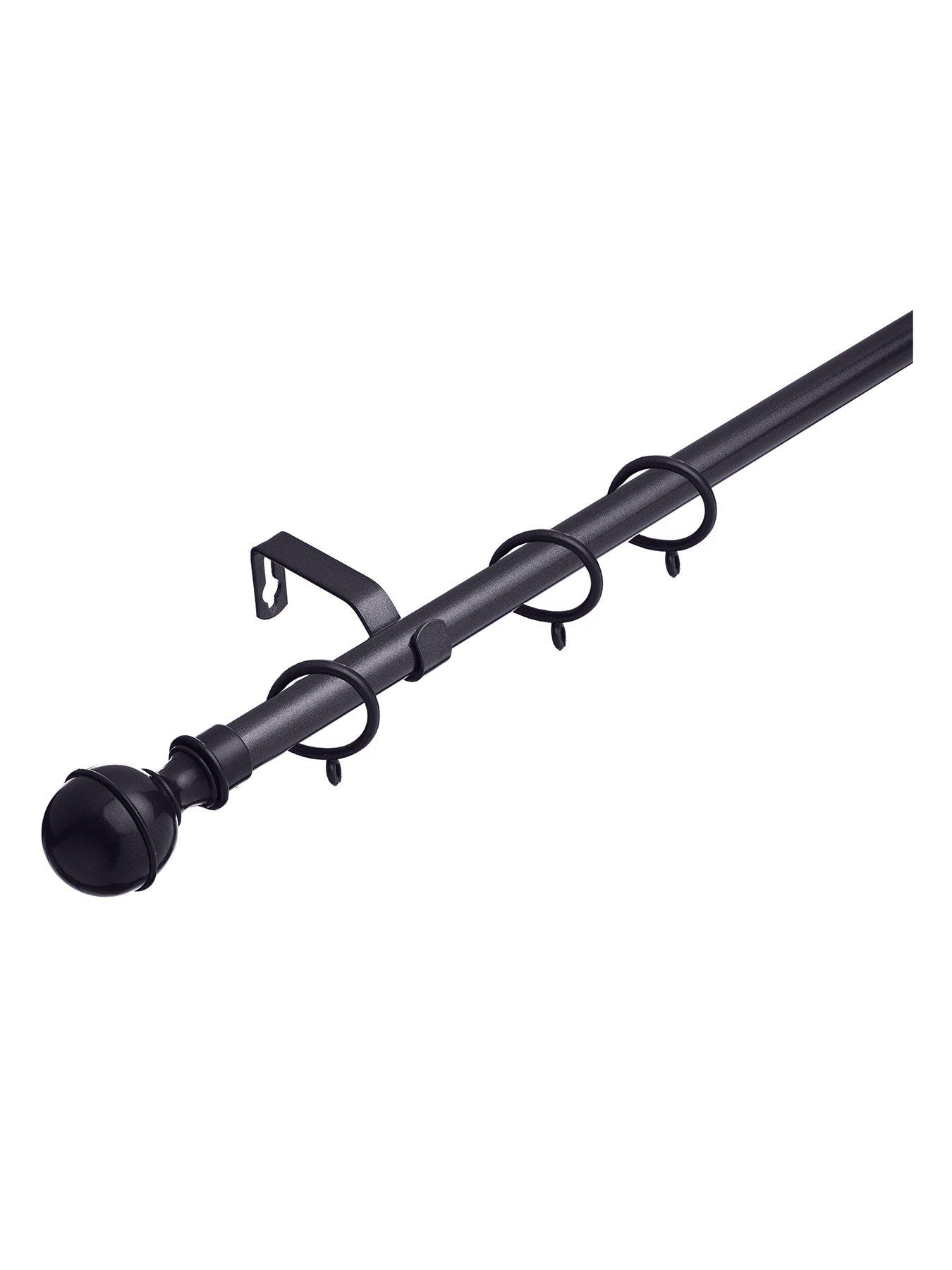 very-home-value-ball-finial-19-mm-extendable-curtain-pole
