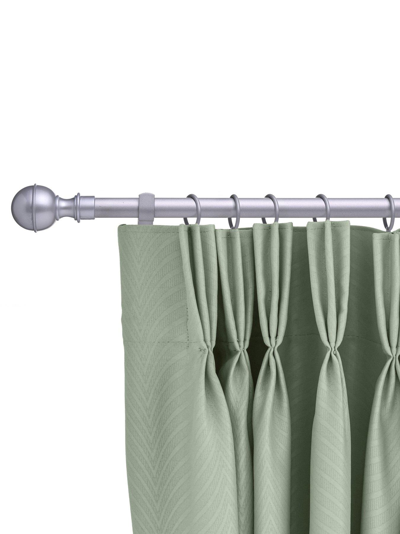 Image 2 of 7 of The Very Collection Value Ball Finial 19 mm Extendable Curtain Pole