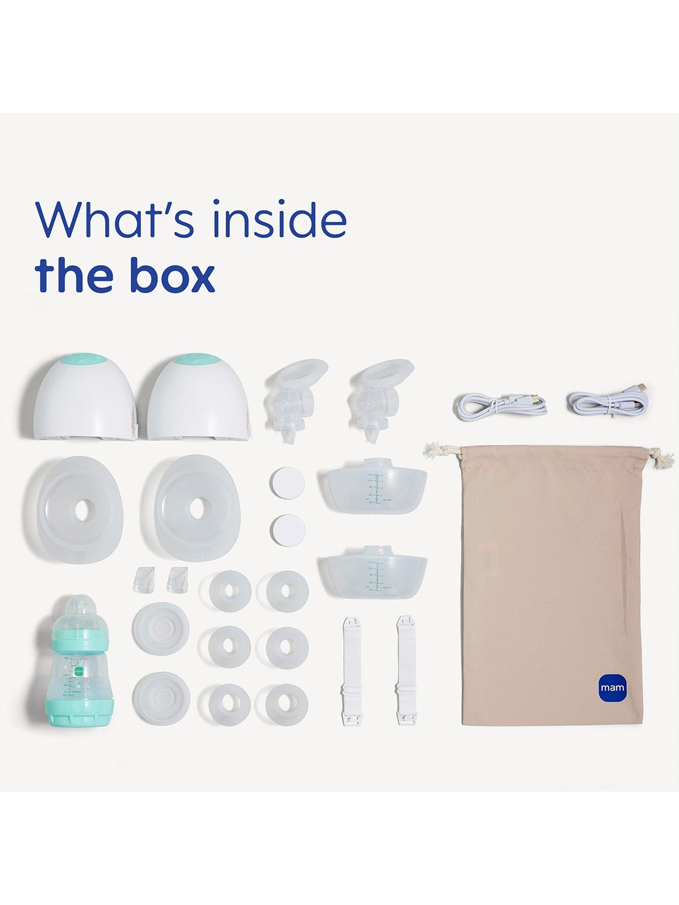  image of mam-move-wearable-double-breast-pump-white