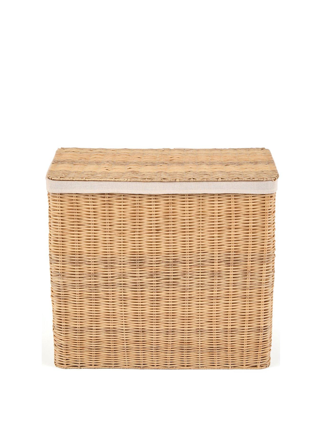 stillFront image of the-very-collection-rattan-laundry-sorter