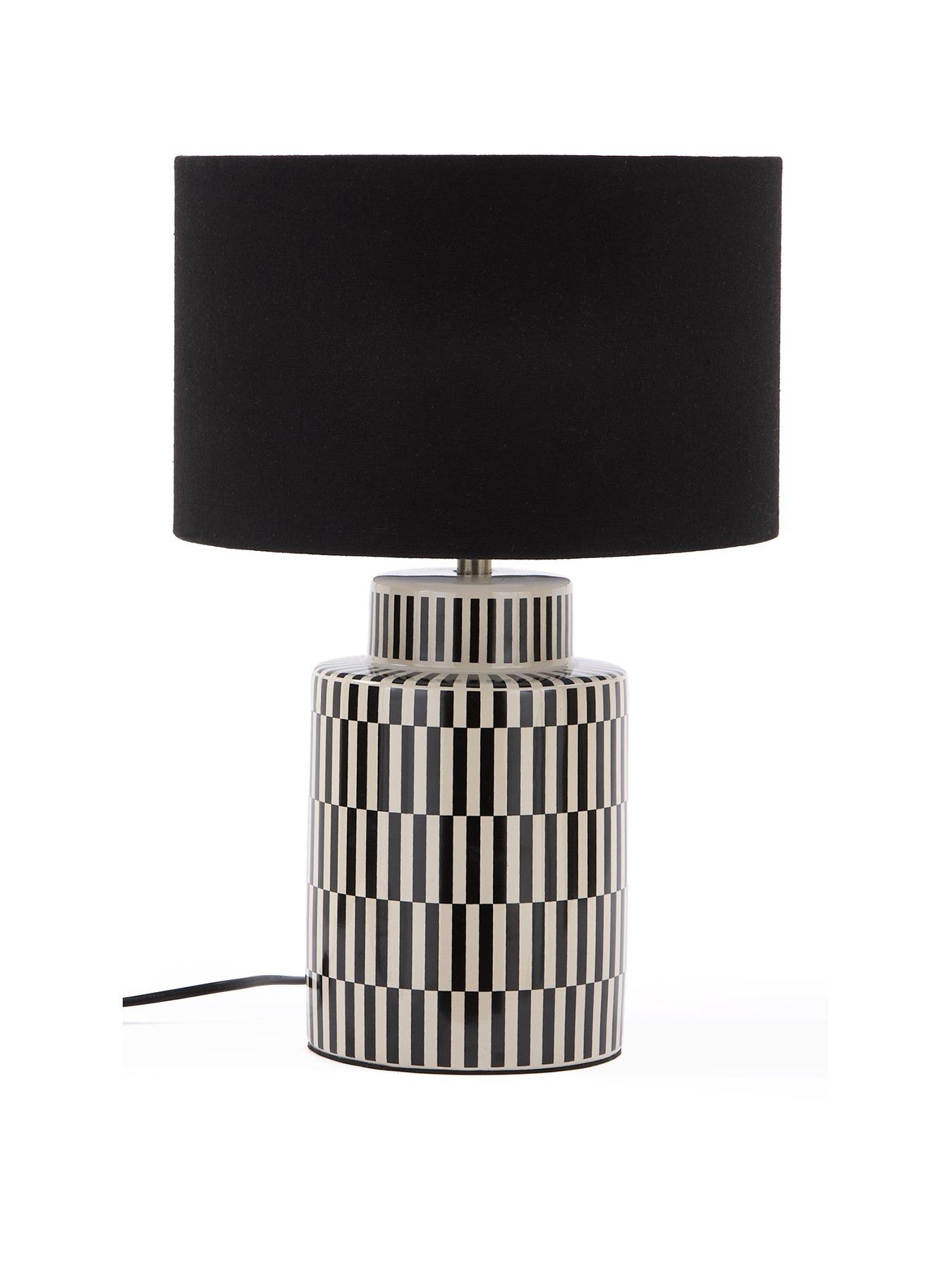  image of the-very-collection-reava-blackwhite-table-lamp