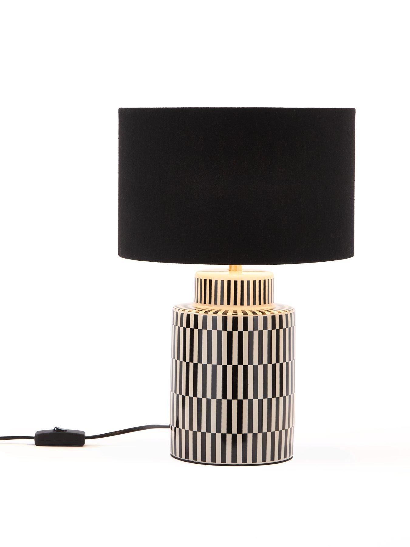  image of the-very-collection-reava-blackwhite-table-lamp
