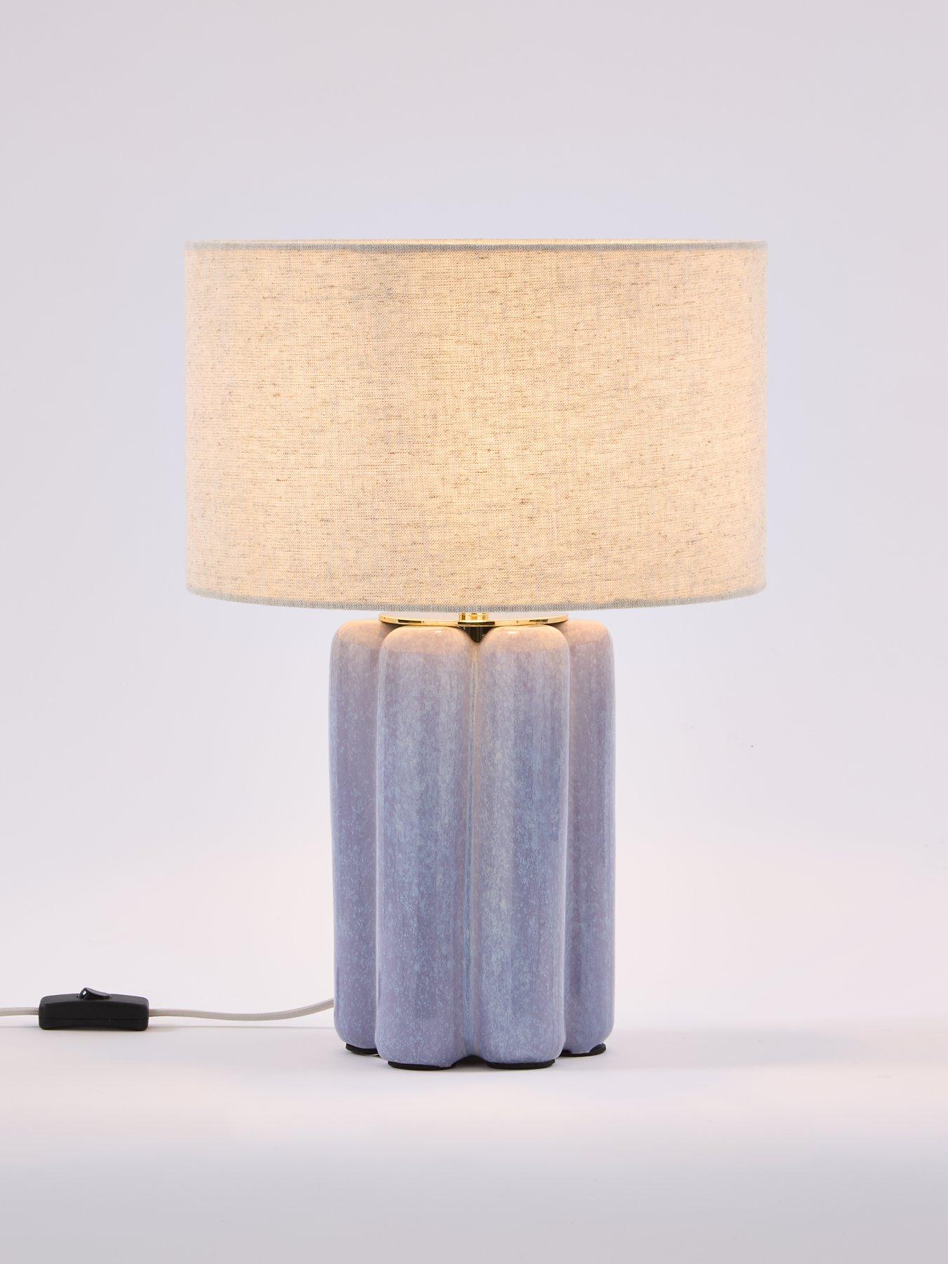  image of the-very-collection-lilac-chubby-table-lamp