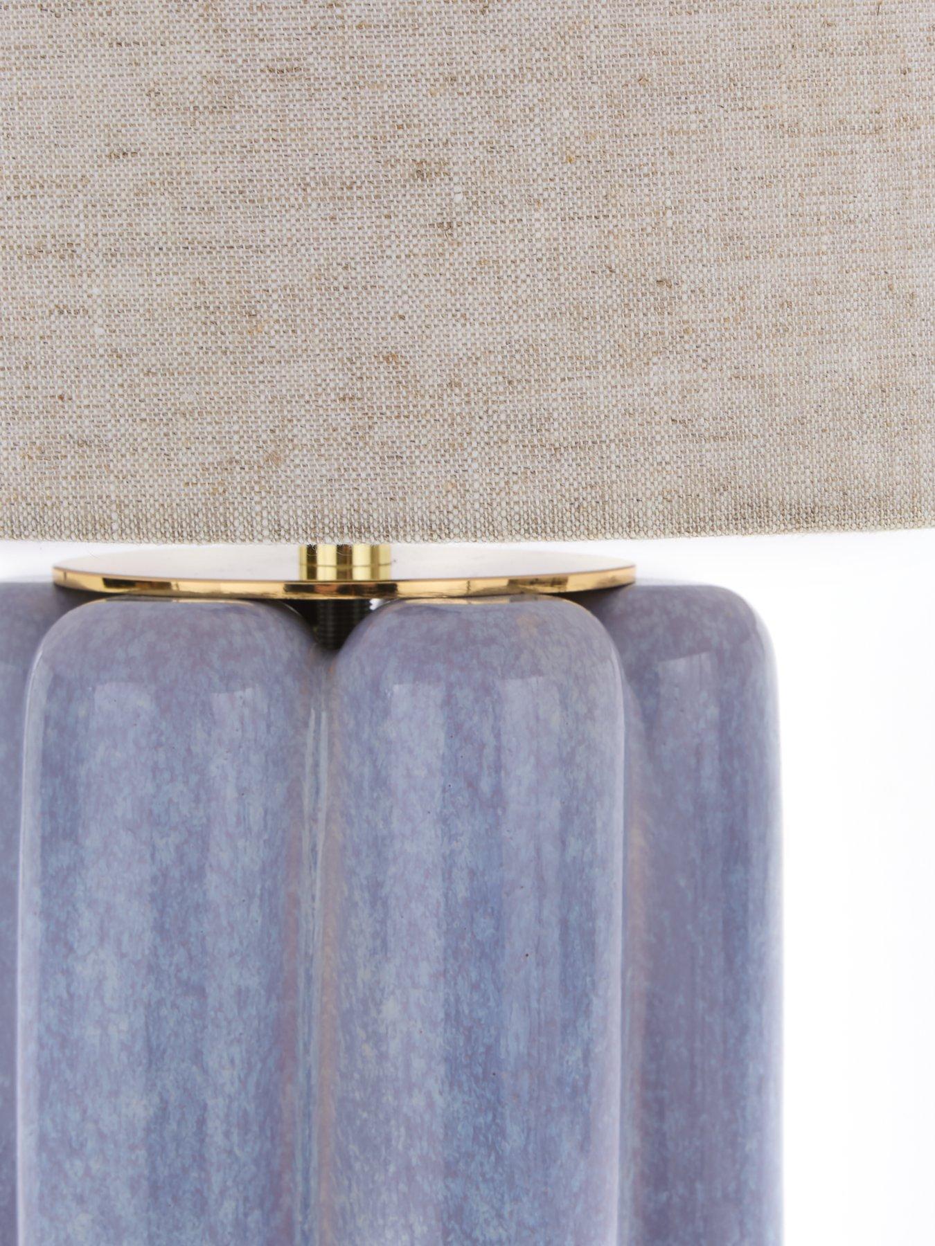  image of the-very-collection-lilac-chubby-table-lamp