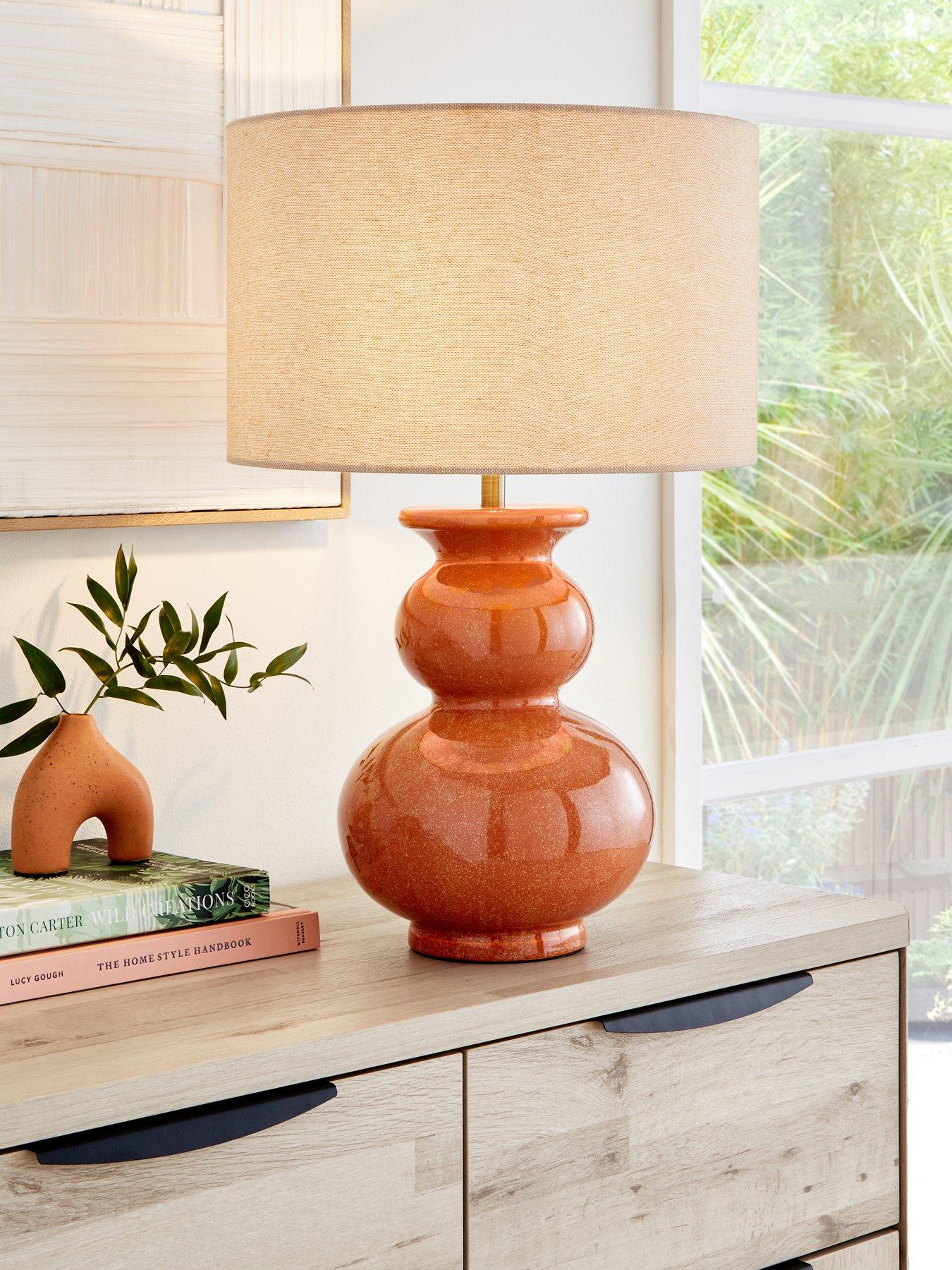 very-home-golden-hour-reactive-glaze-table-lamp